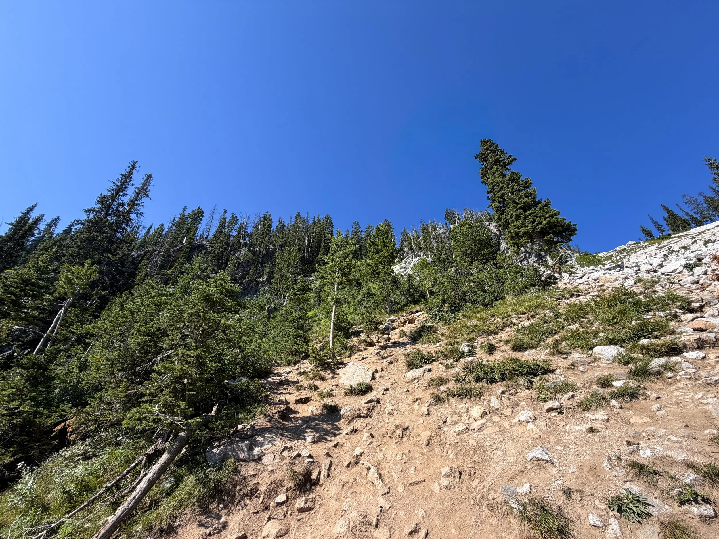 Delta Lake Trail Scramble Grand Teton National Park Wyoming