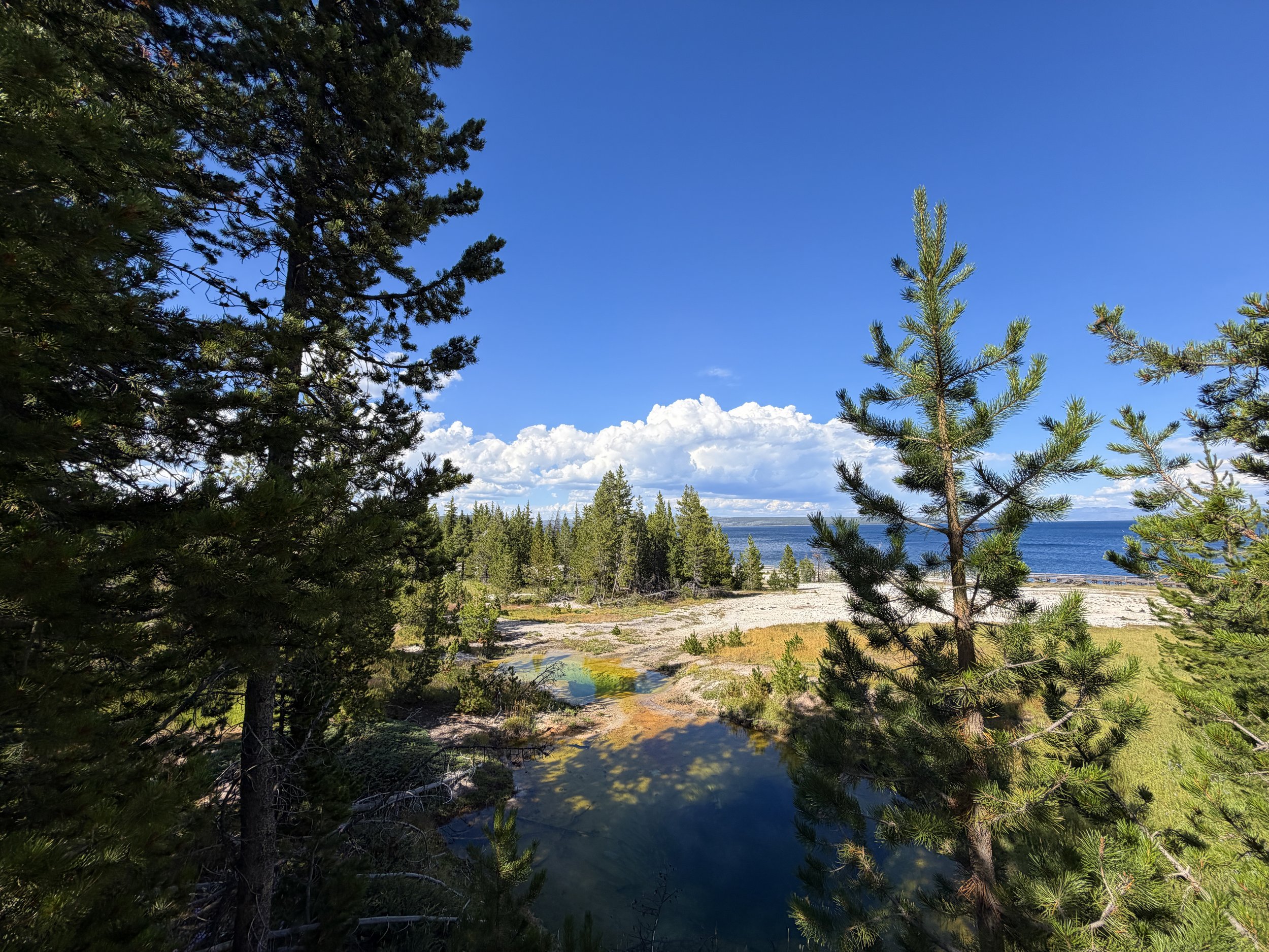 Bluebell Pool West Thumb Geyser Basin Trail Yellowstone National Park Wyoming