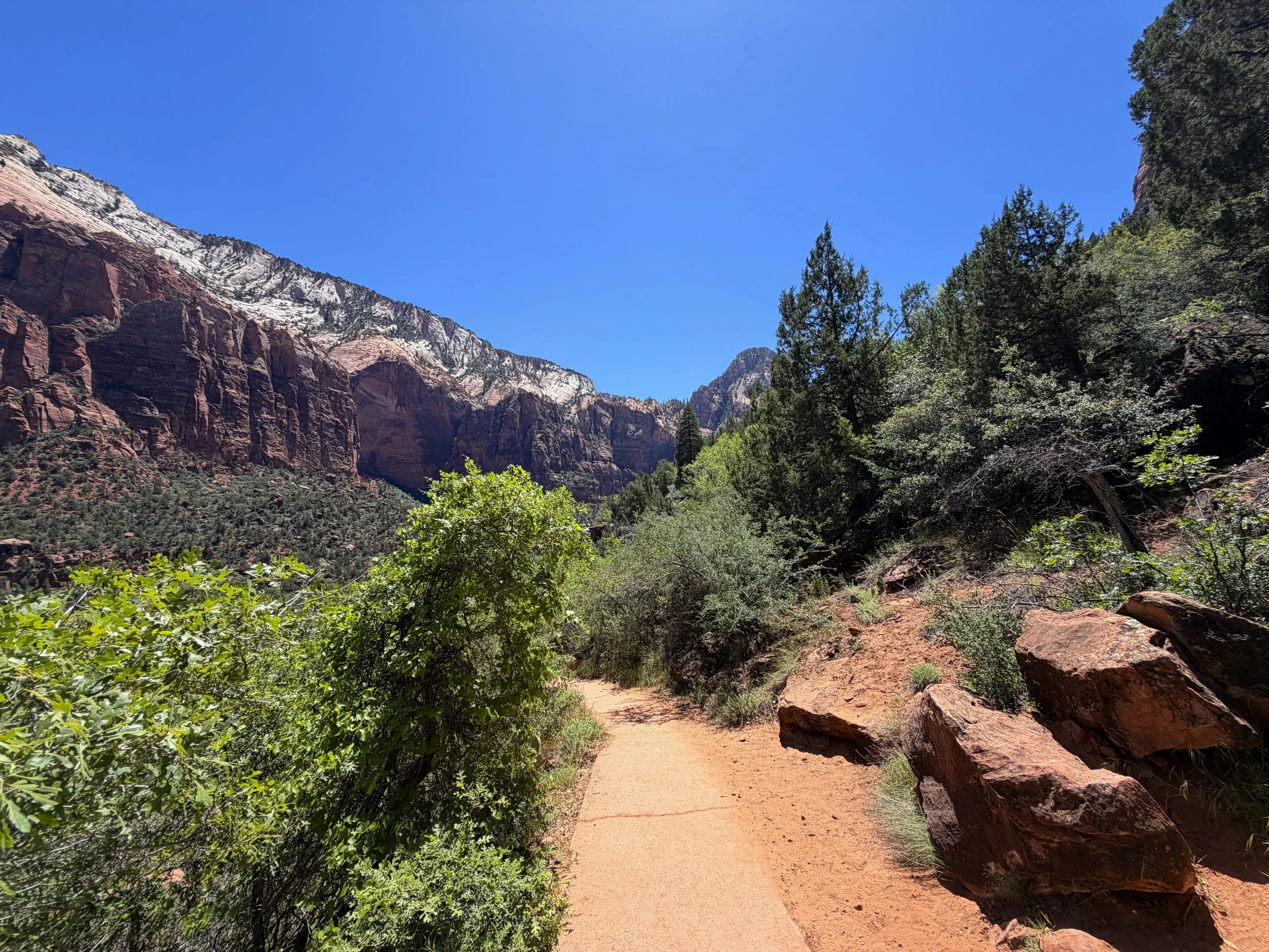 Middle Emerald Pool Trail Zion National Park Utah
