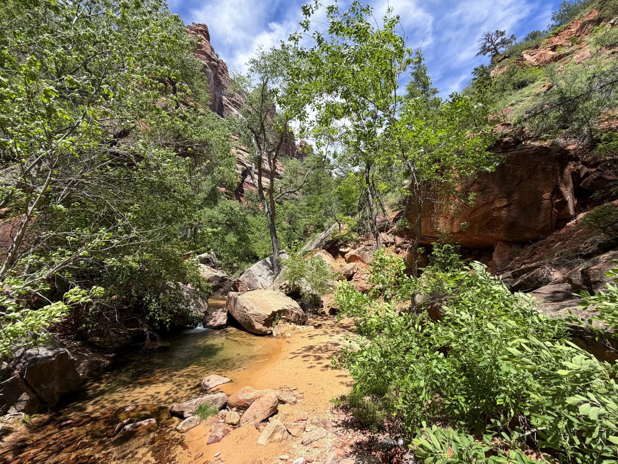 Subway Hike Zion National Park Utah