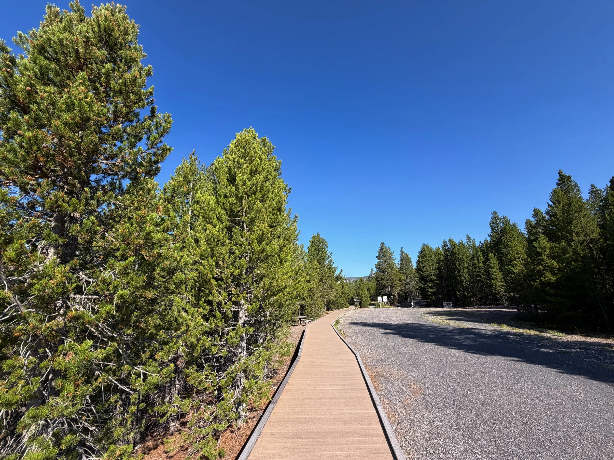 Upper Geyser Basin Trail to the Morning Glory Pool Yellowstone National Park Wyoming