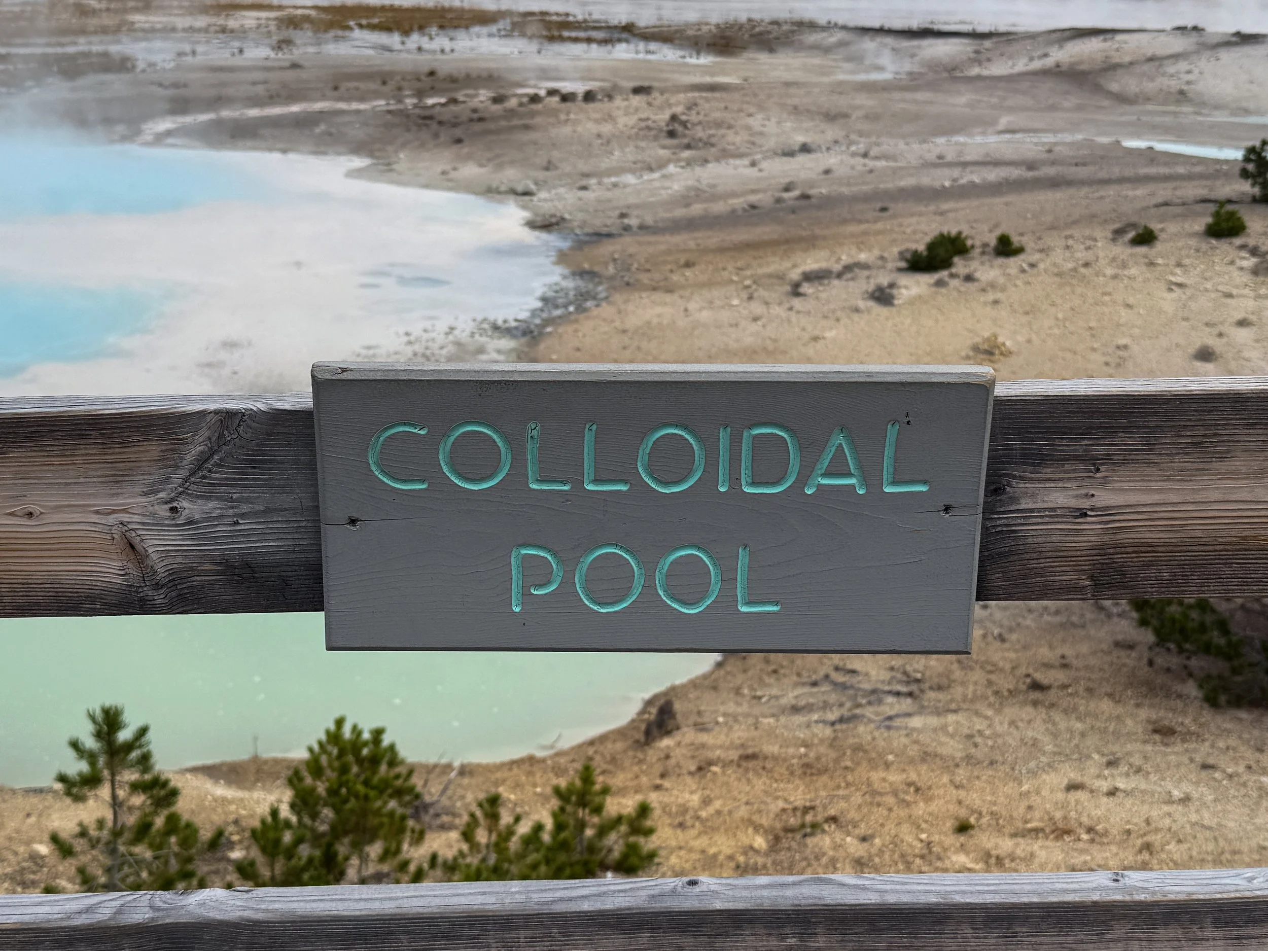 Colloidal Pool Norris Geyser Basin Trail Yellowstone National Park Wyoming