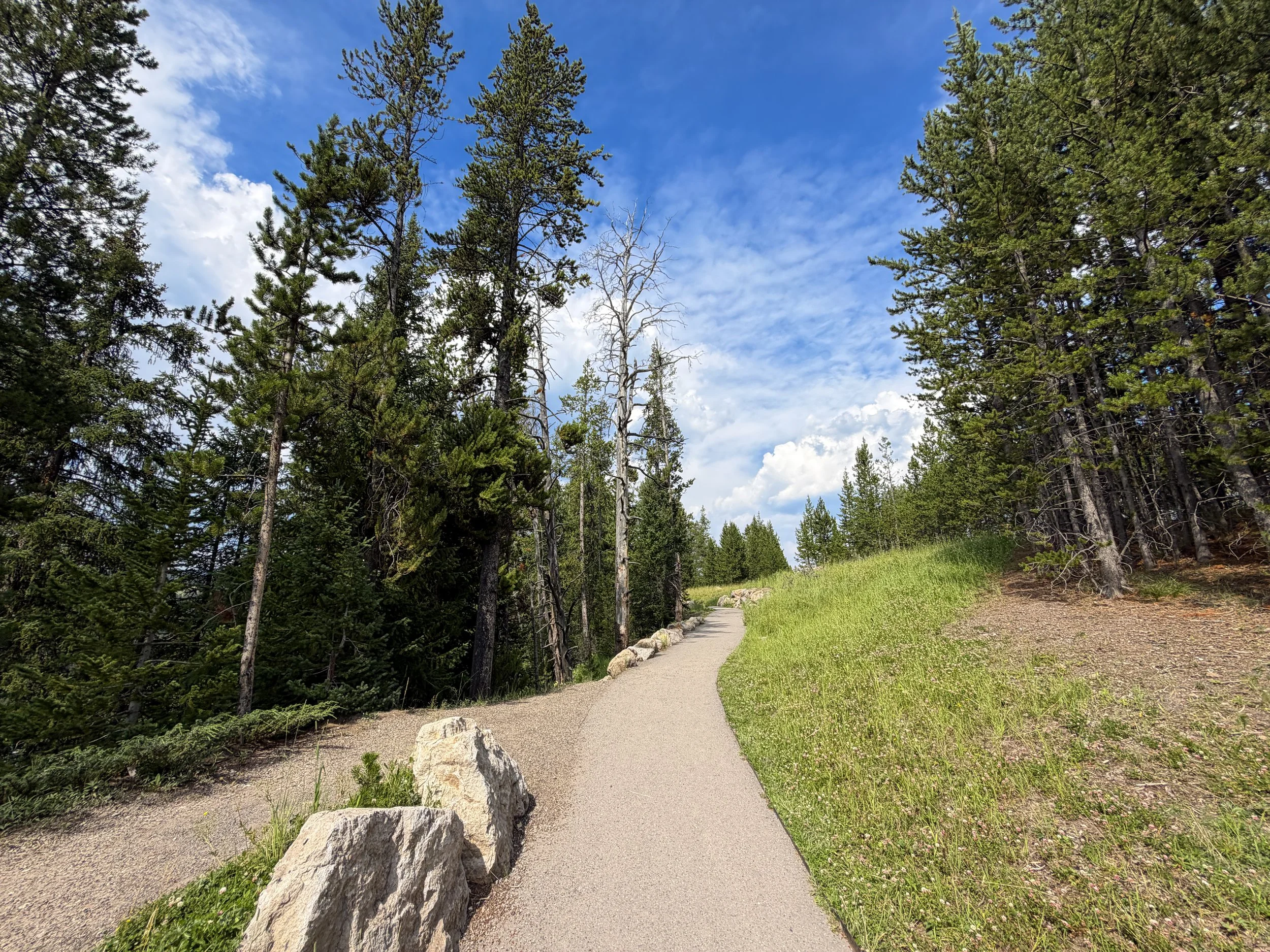 South Rim Hike Yellowstone National Park Wyoming