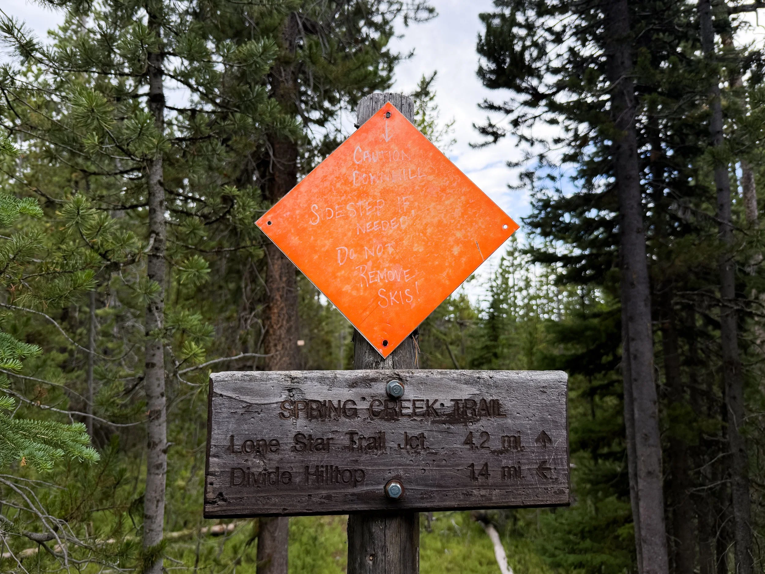 Spring Creek Trail Yellowstone National Park Wyoming