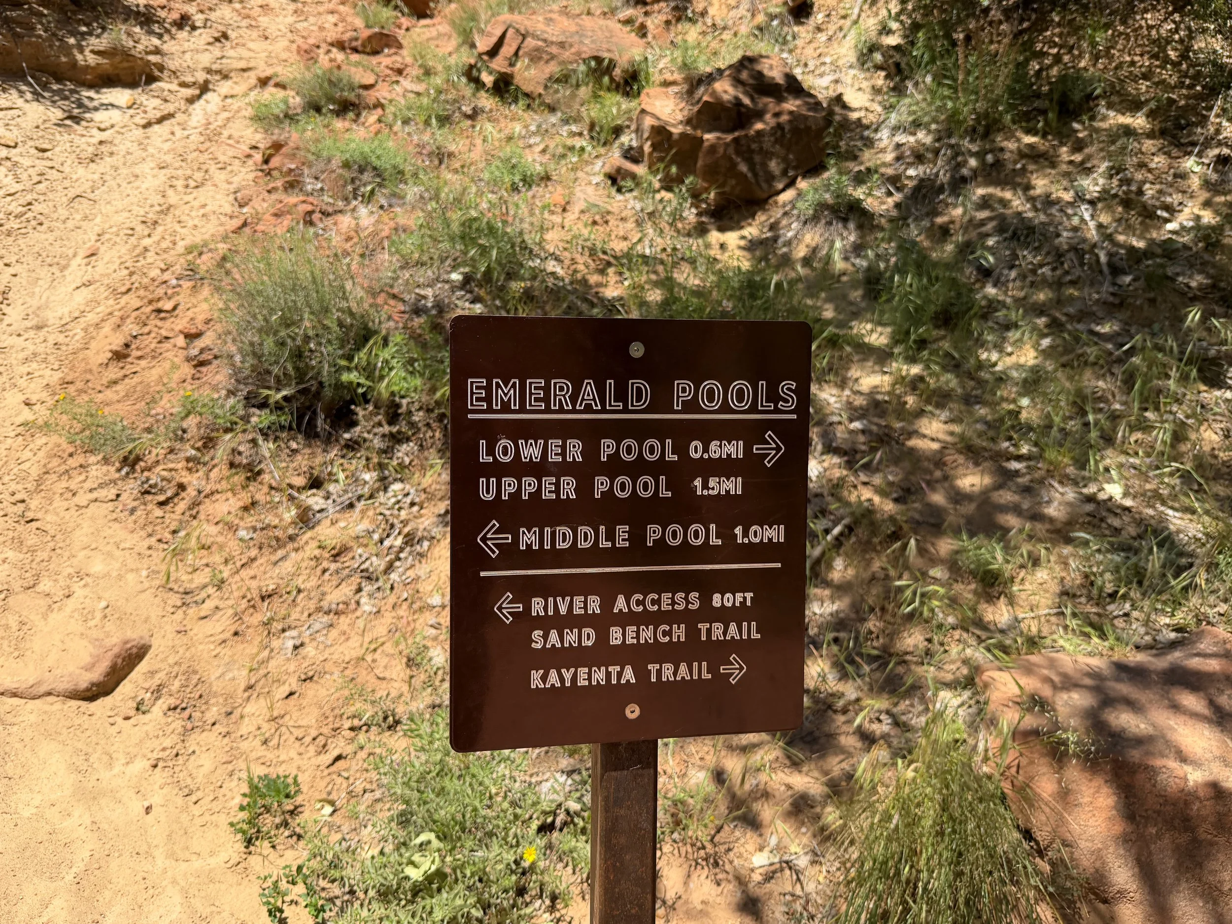 Emerald Pools Loop Trail Zion National Park Utah