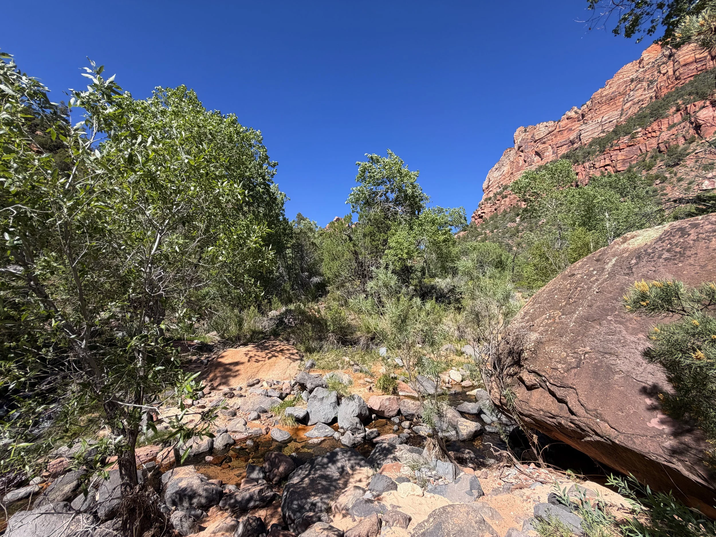 Subway Trail Bottom–Up Route Zion National Park Utah