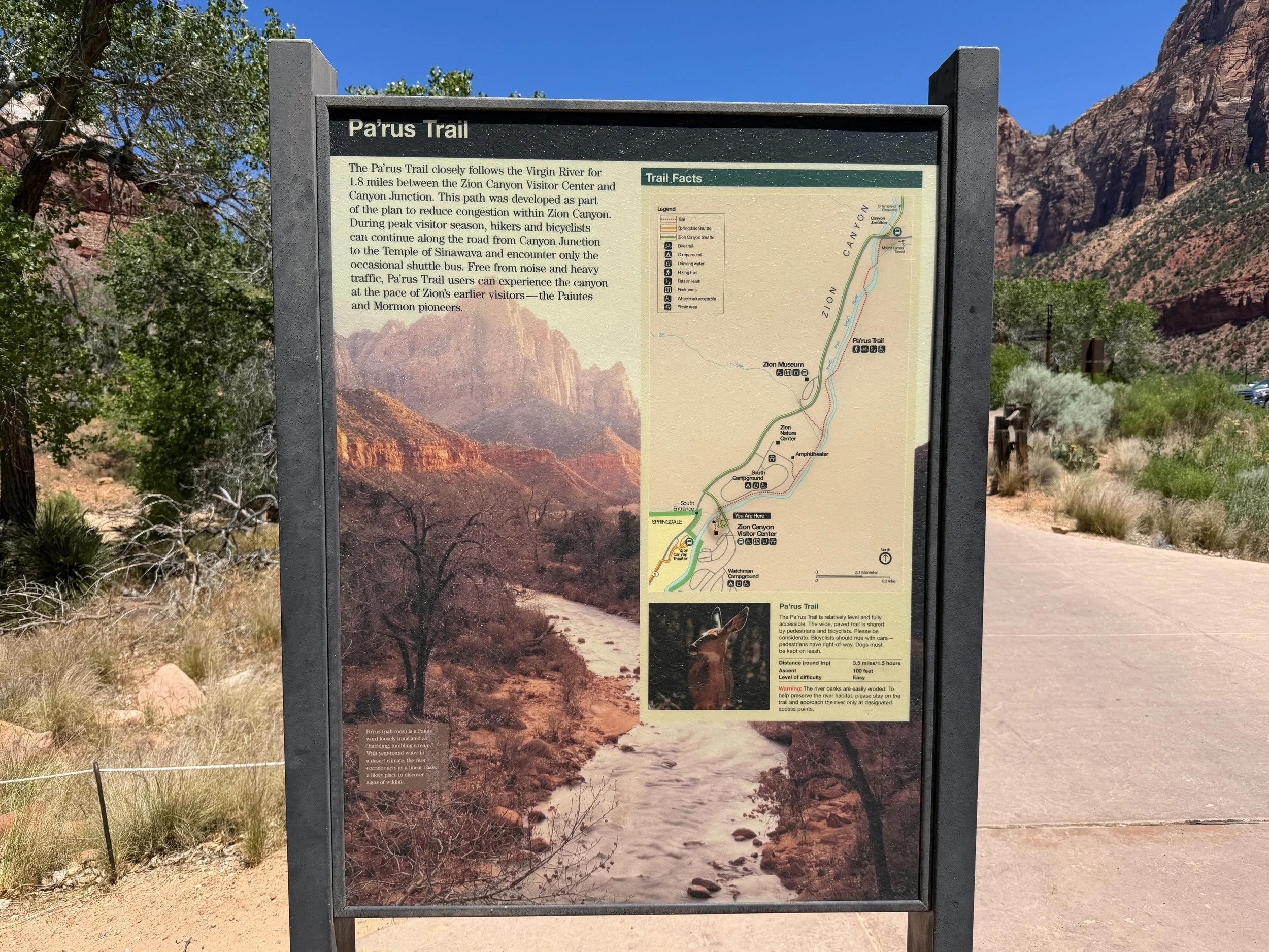Watchman Trailhead Zion National Park Utah