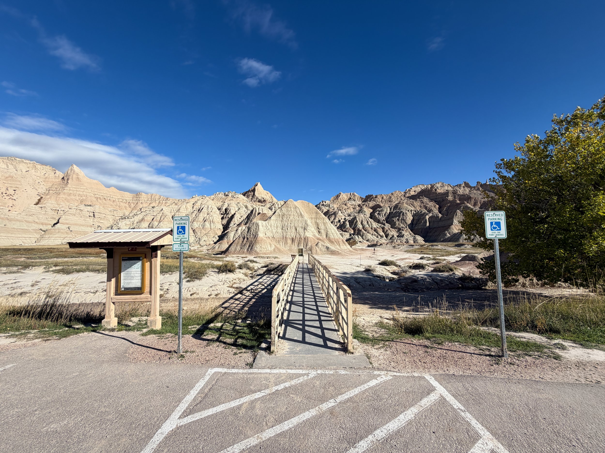 Saddle Pass Trailhead Badlands National Park South Dakota
