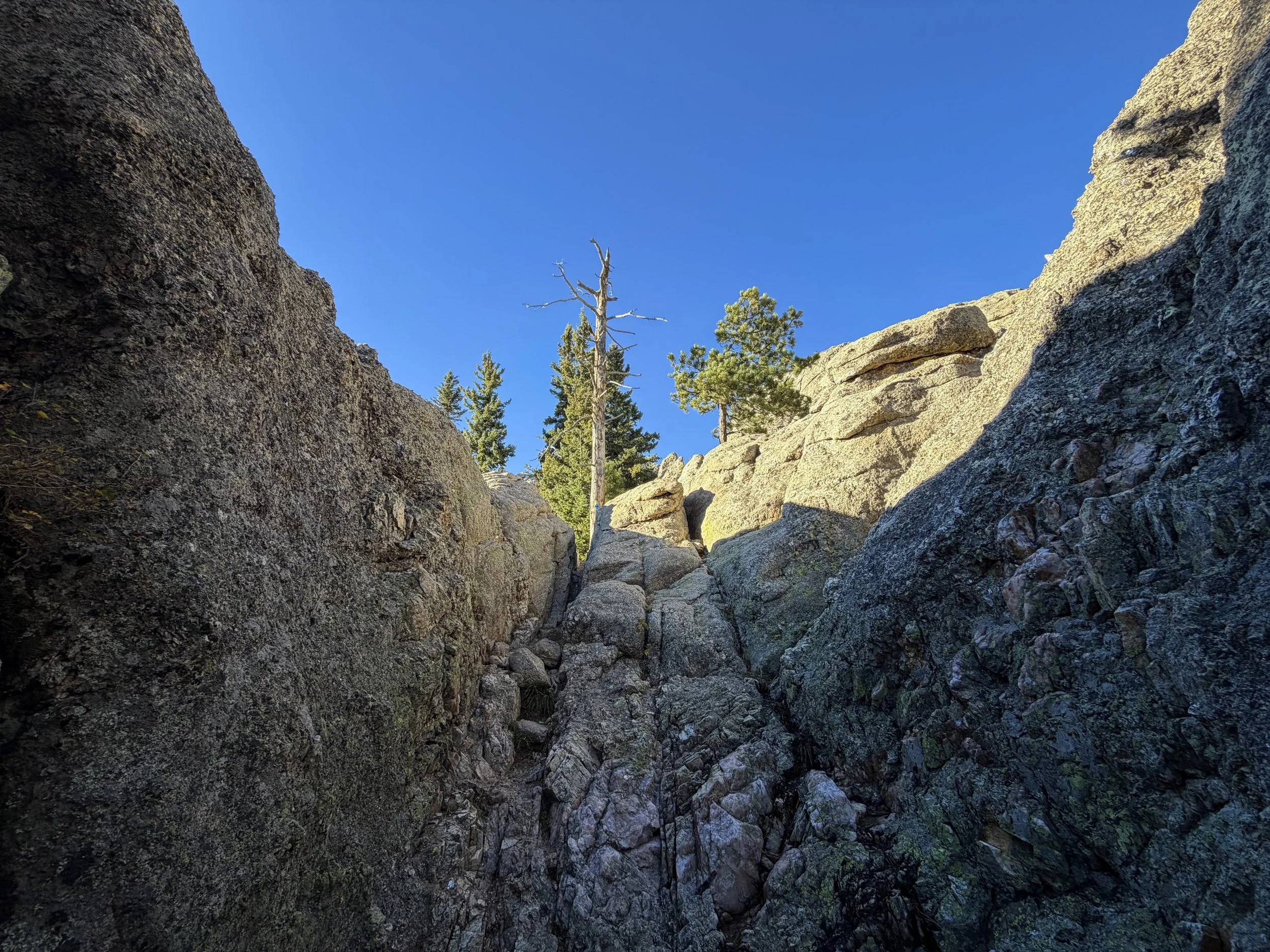 Little Devils Tower Trail Scrambling Custer State Park Black Hills South Dakota