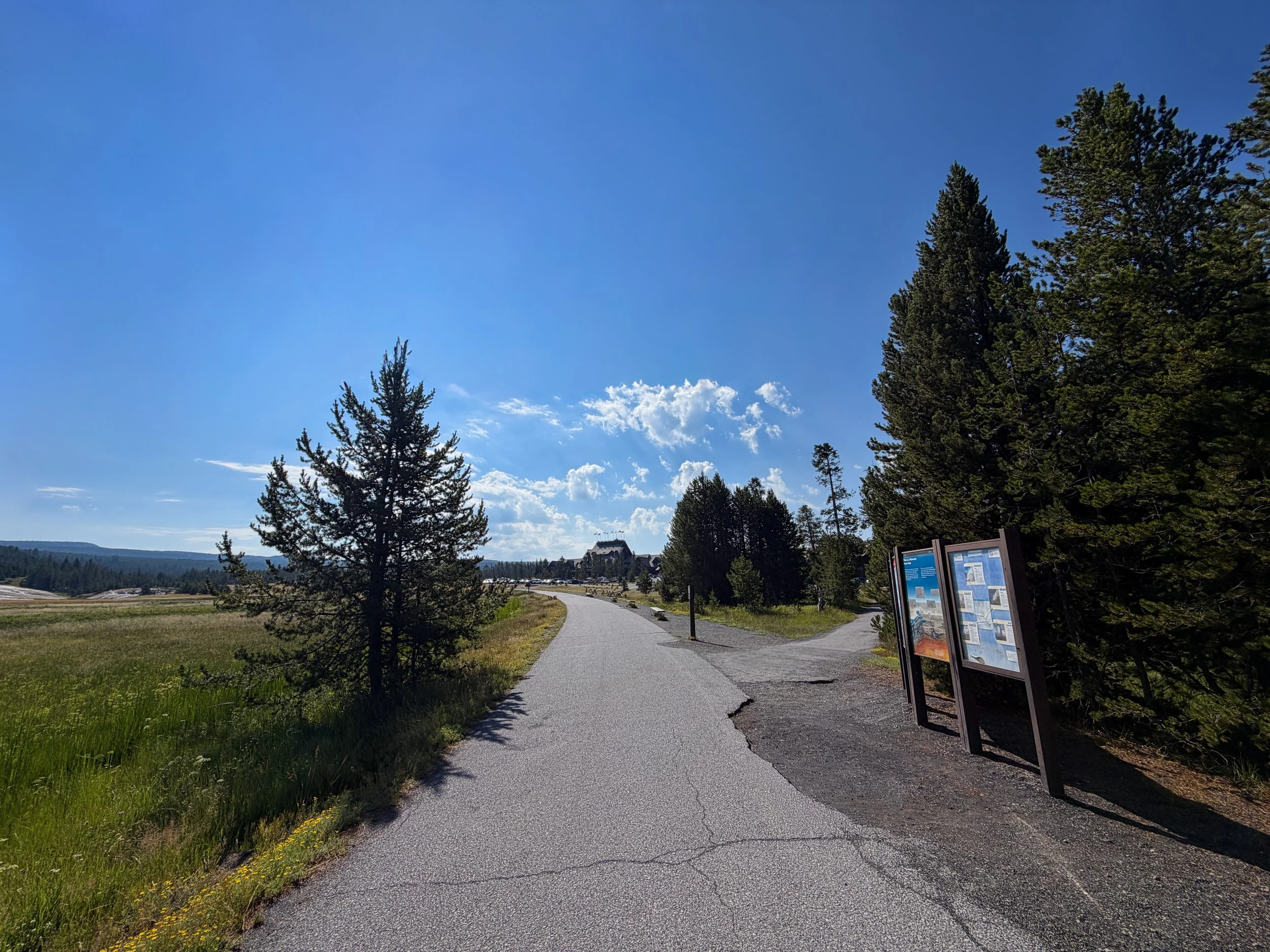 Upper Geyser Basin Trail Yellowstone National Park Wyoming