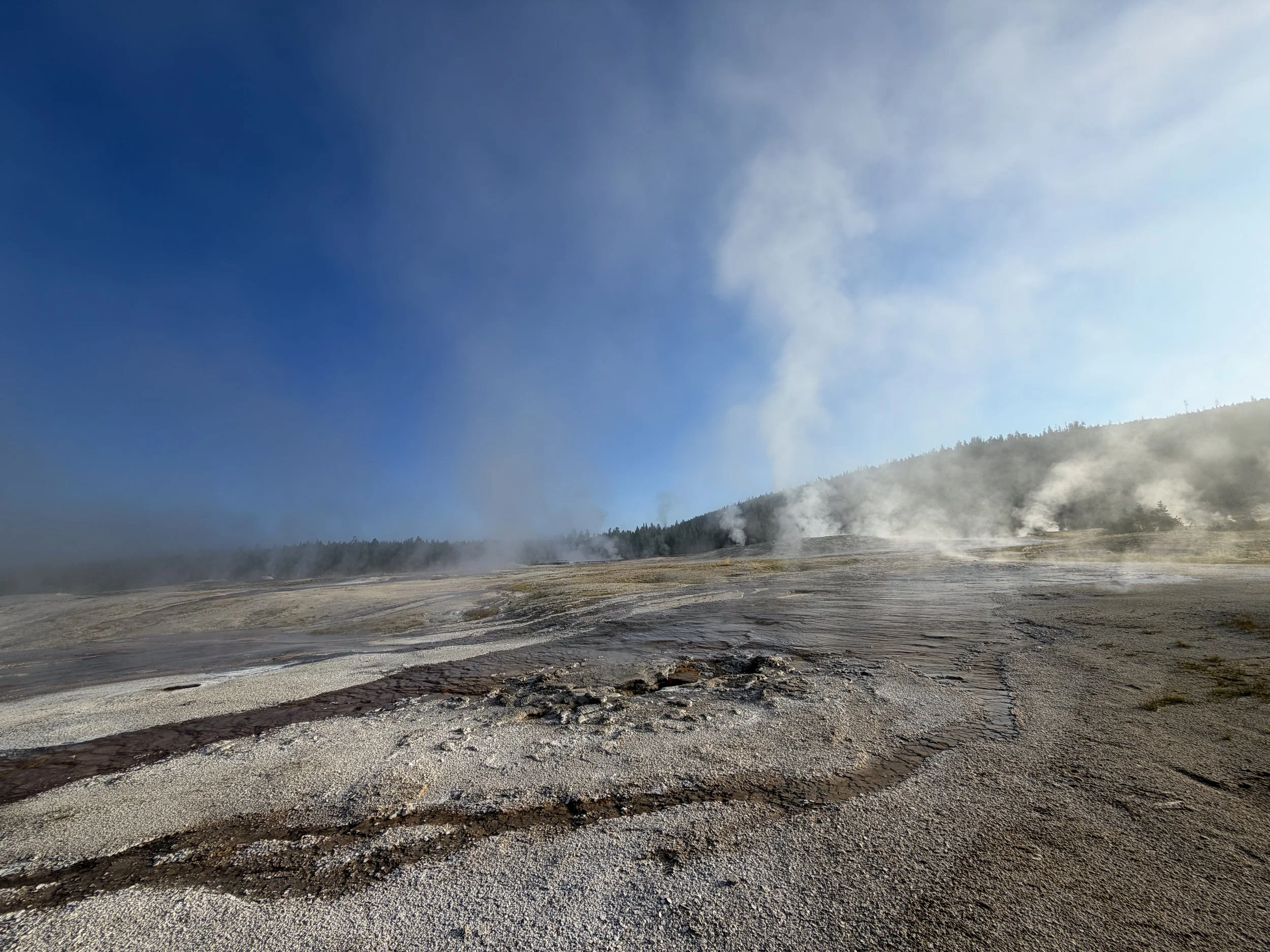 Plume Geyser Yellowstone National Park Wyoming
