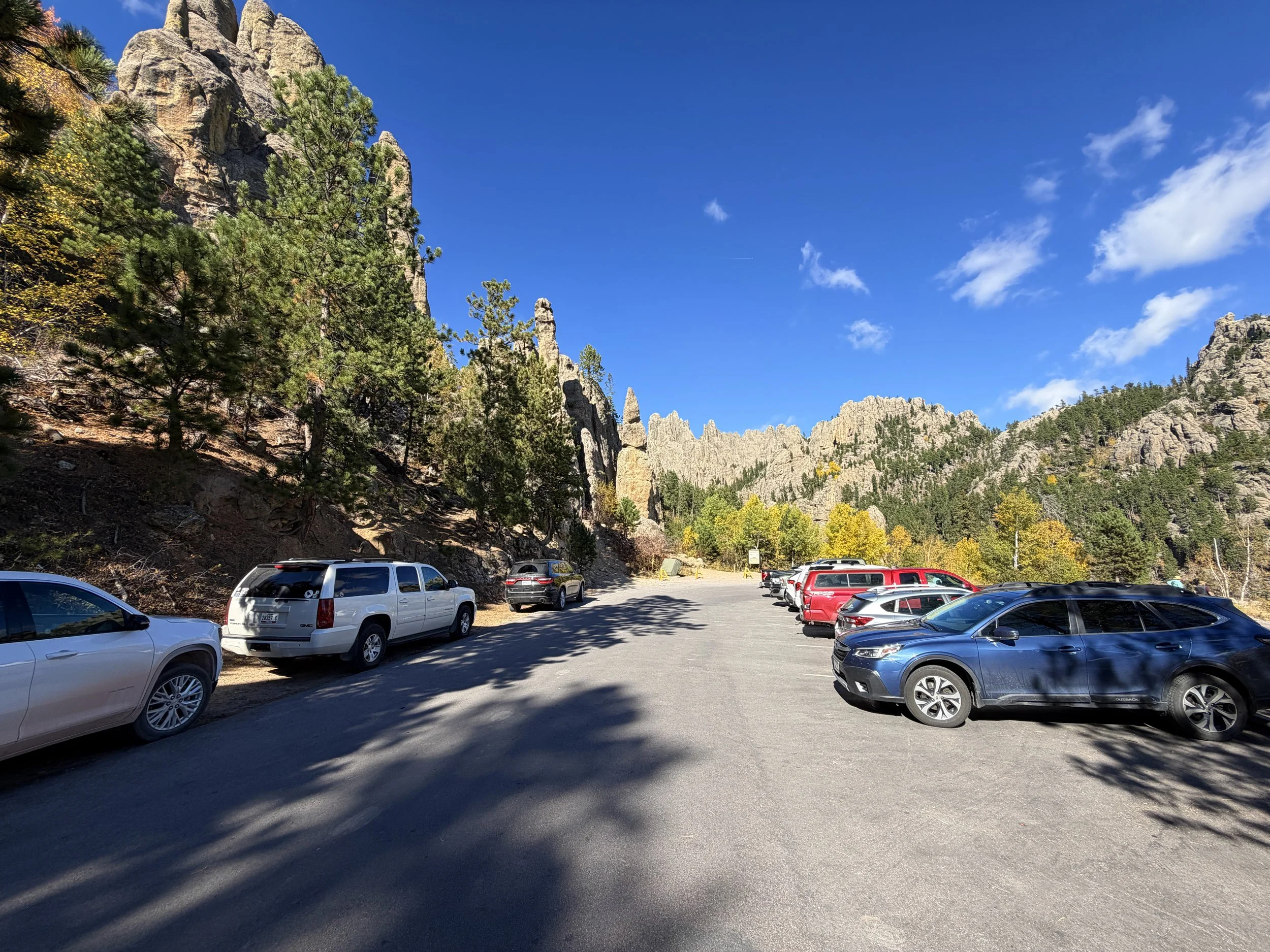 Cathedral Spires Trailhead Parking Custer State Park Black Hills South Dakota