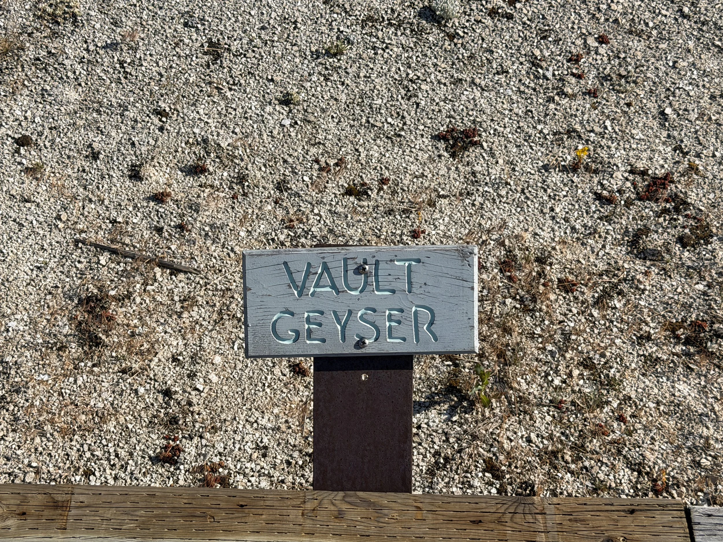 Vault Geyser Yellowstone National Park Wyoming