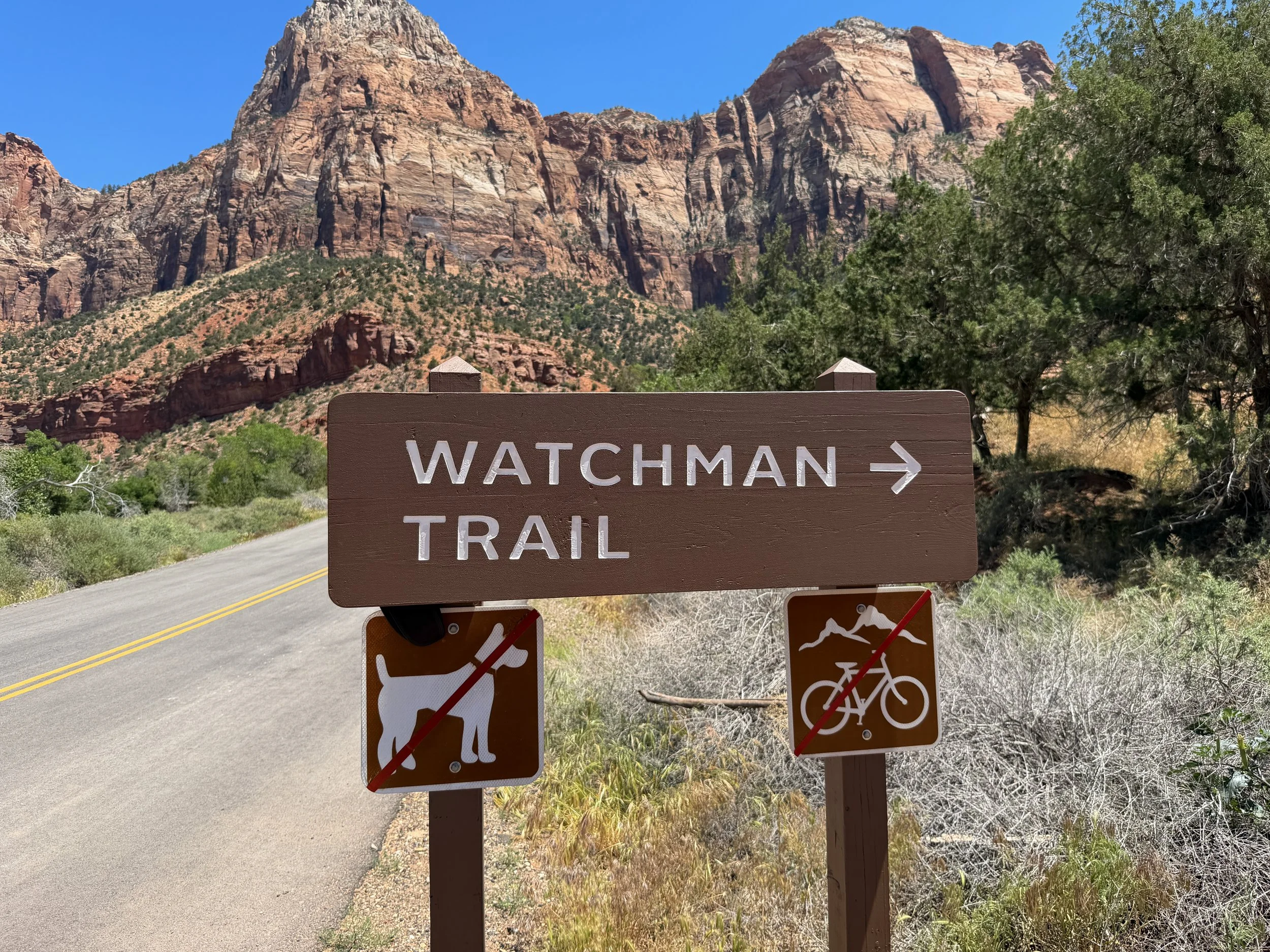 Watchman Trail Zion National Park Utah