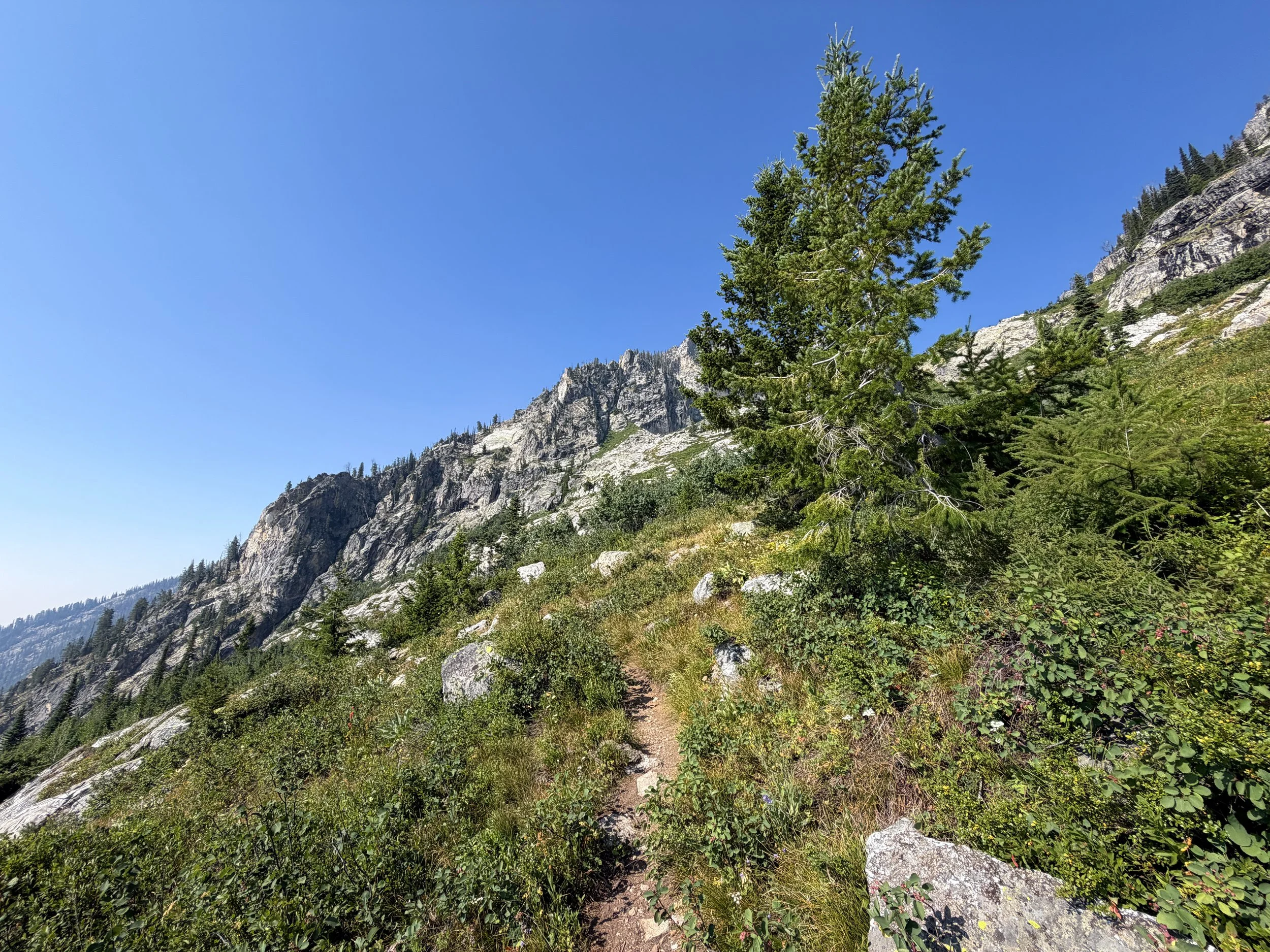 Lake of the Crags Trail via String Lake Grand Teton National Park Wyoming
