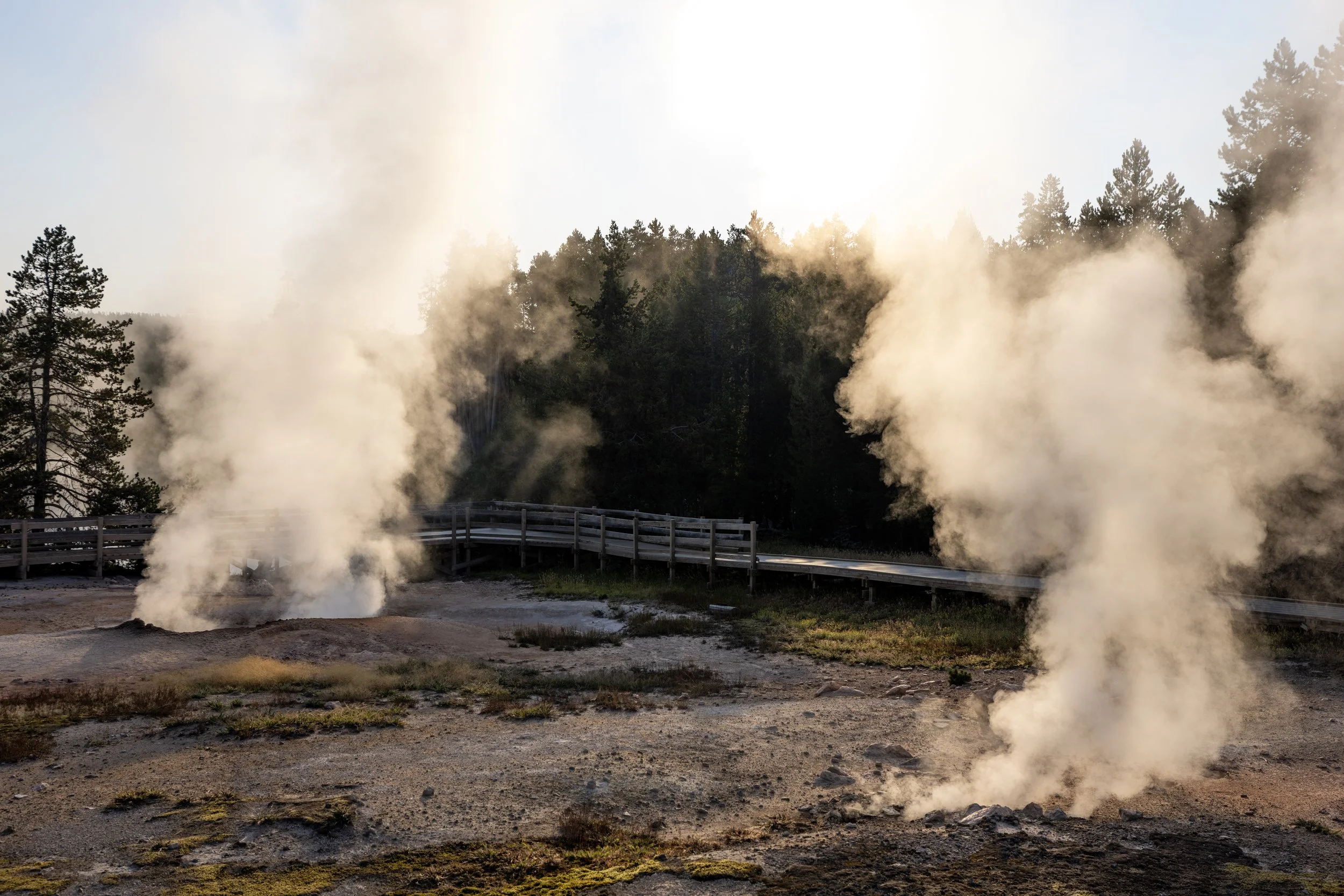 Fountain Paint Pot Trail Yellowstone National Park Wyoming
