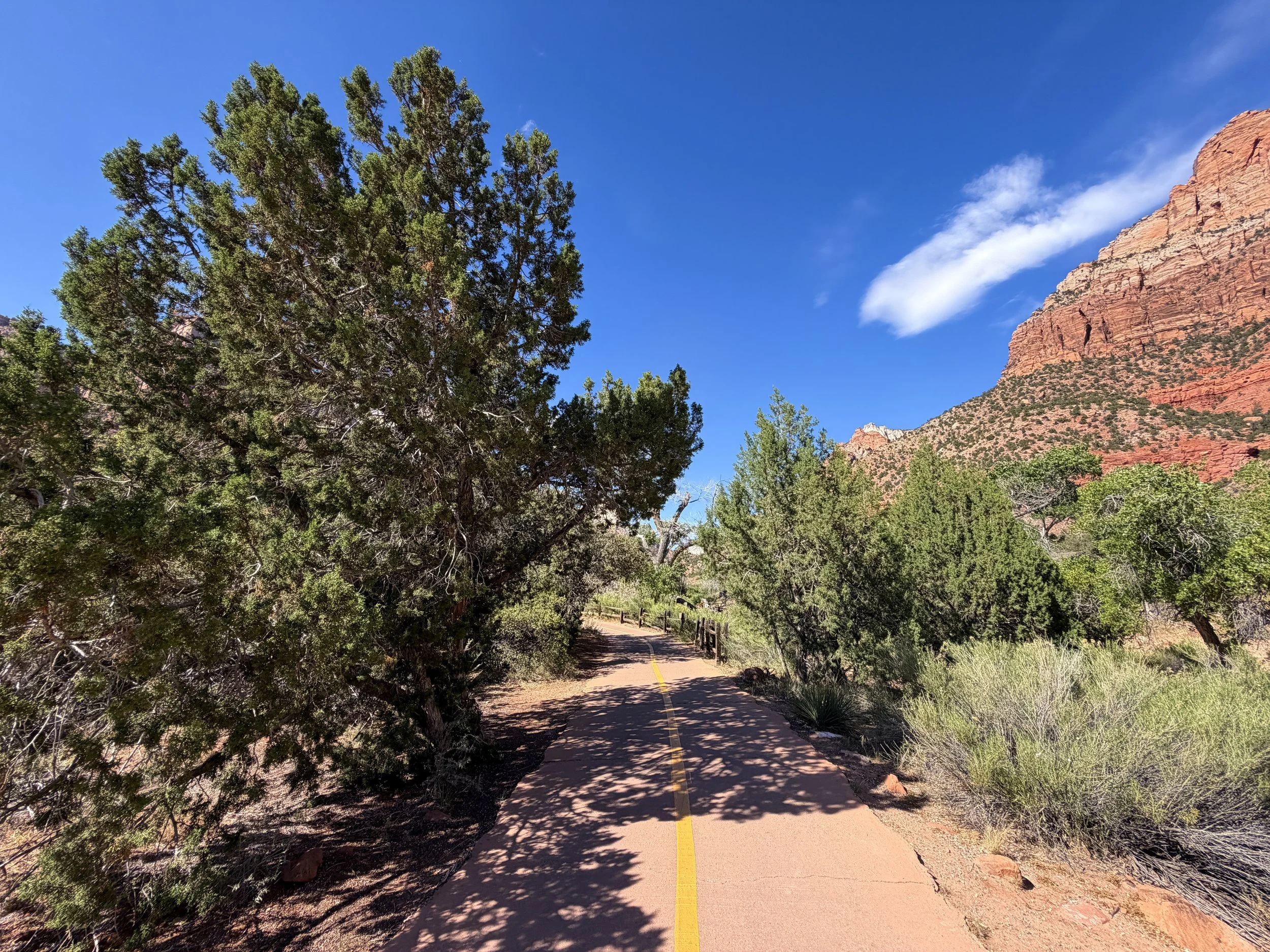Pa'rus Trail Zion National Park Utah