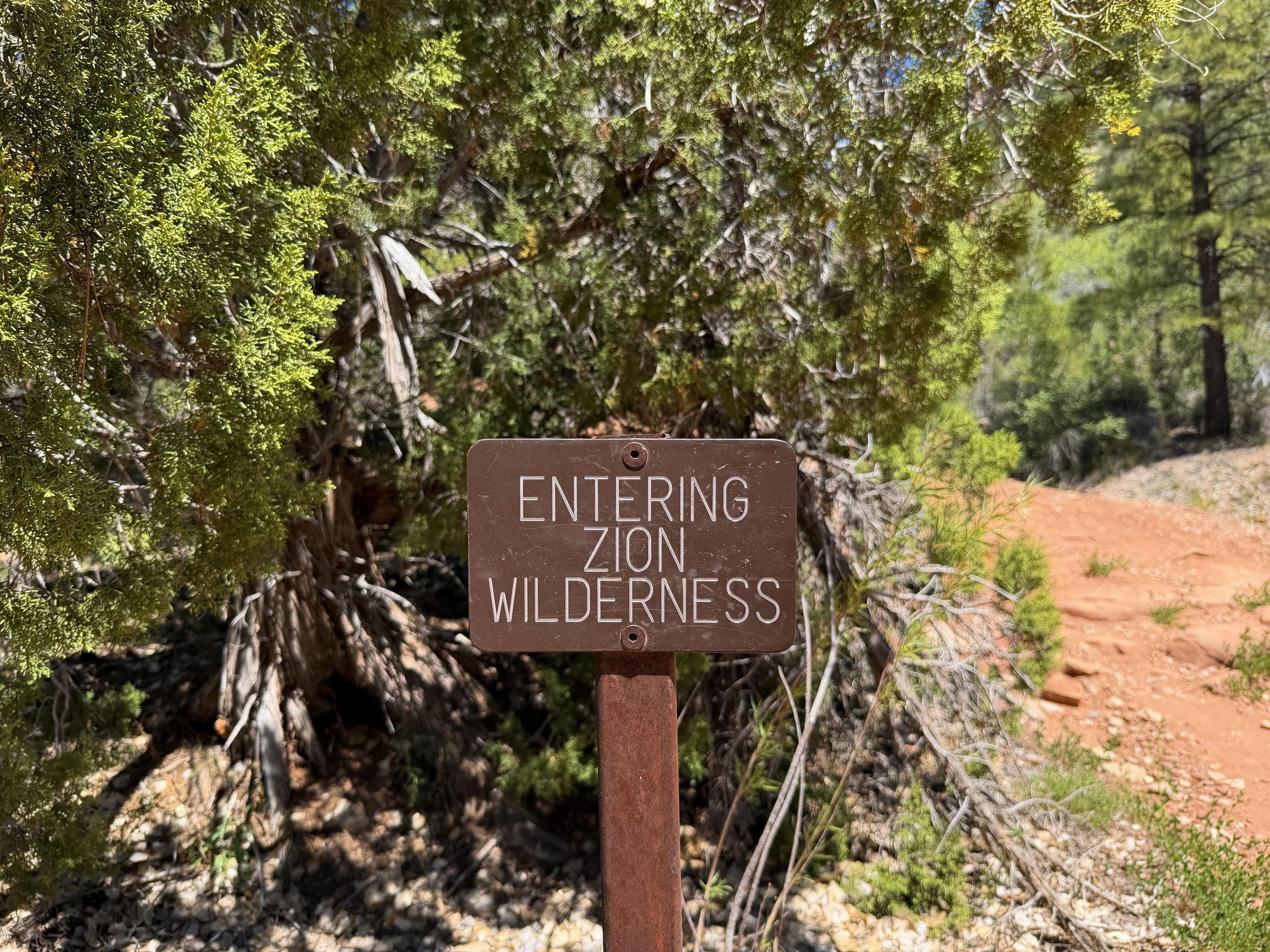 Zion Wilderness Taylor Creek Trail Zion National Park Utah
