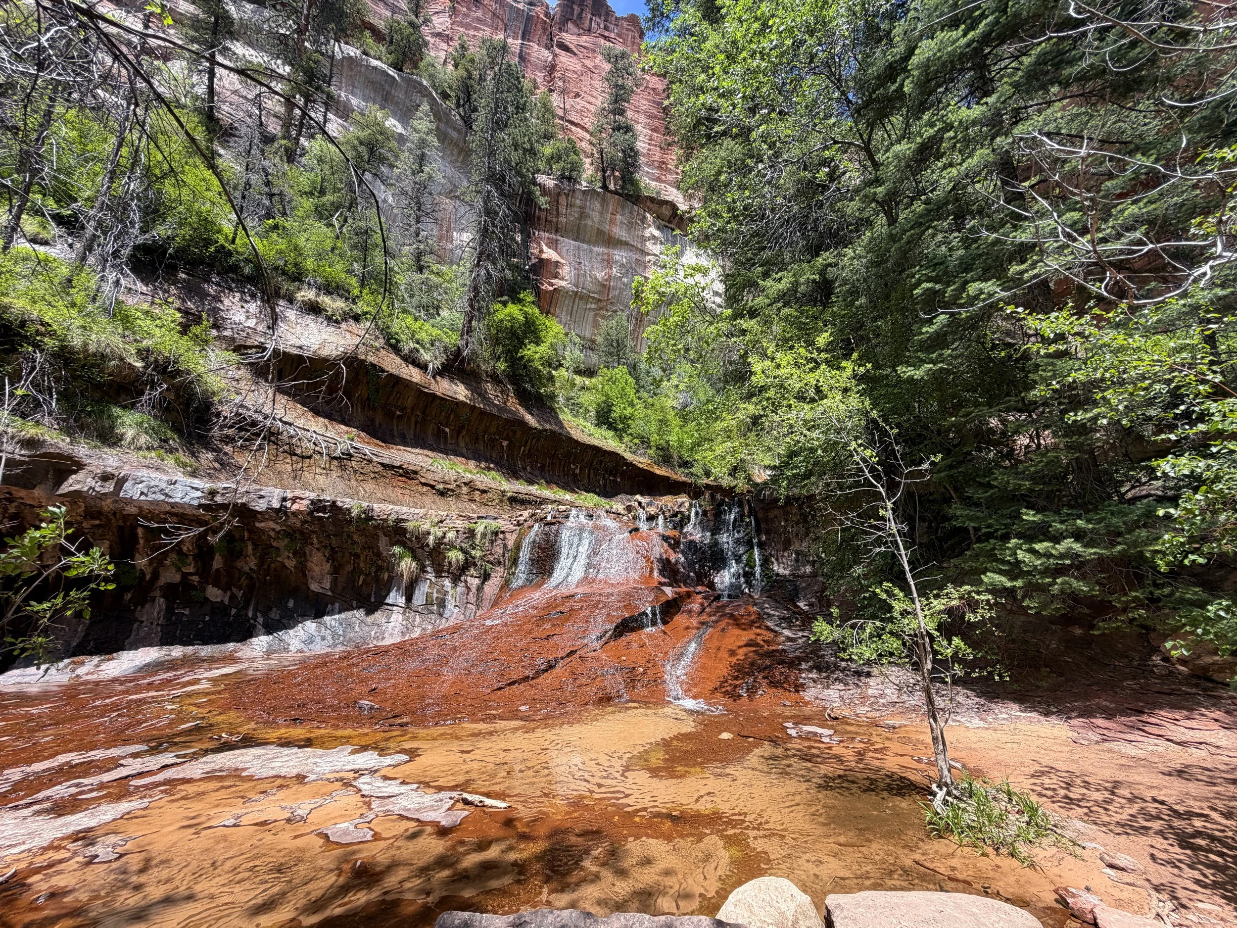 Archangel Falls Subway Trail Zion National Park Utah