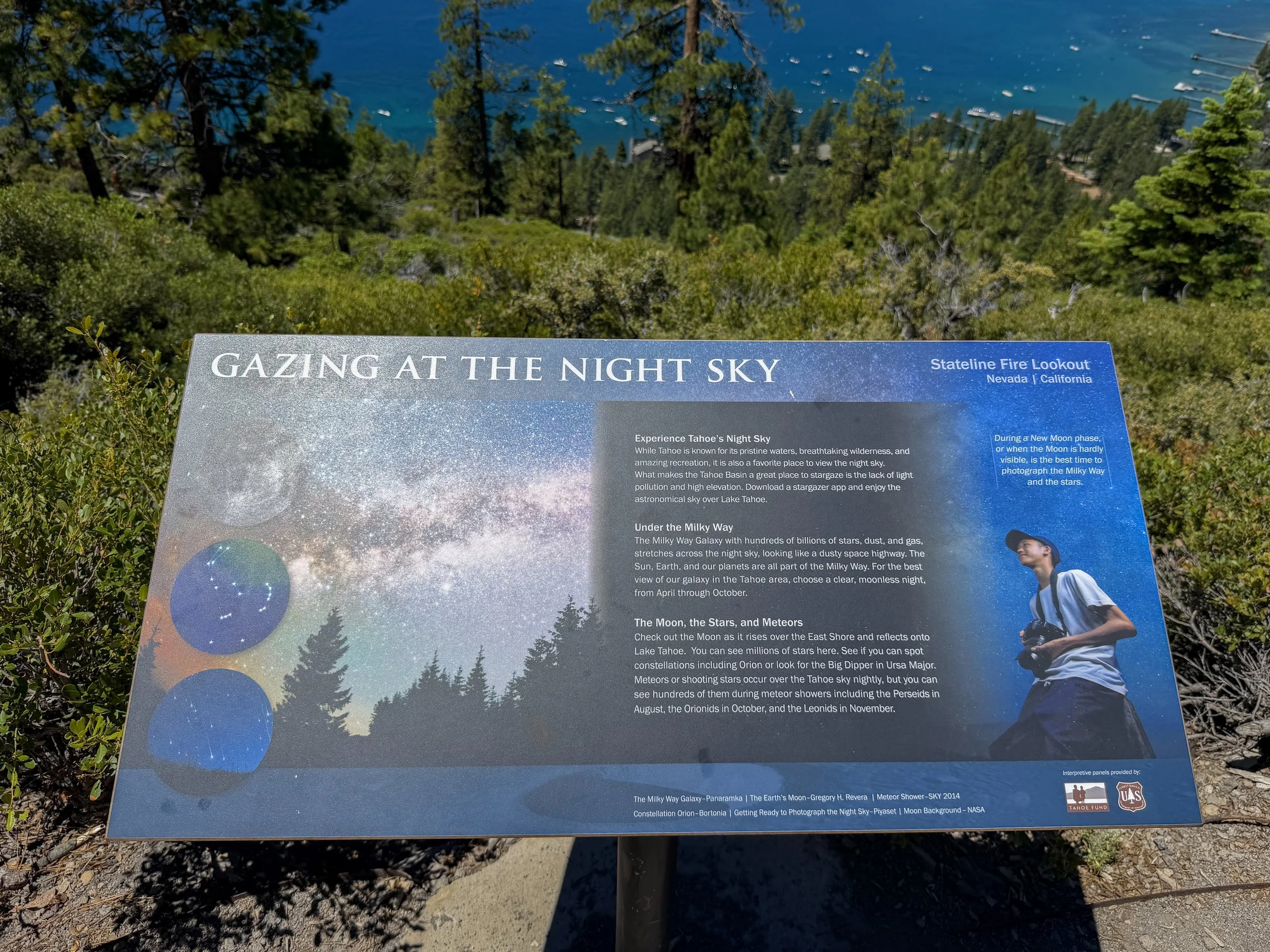 Stateline Fire Lookout Trail Lake Tahoe California