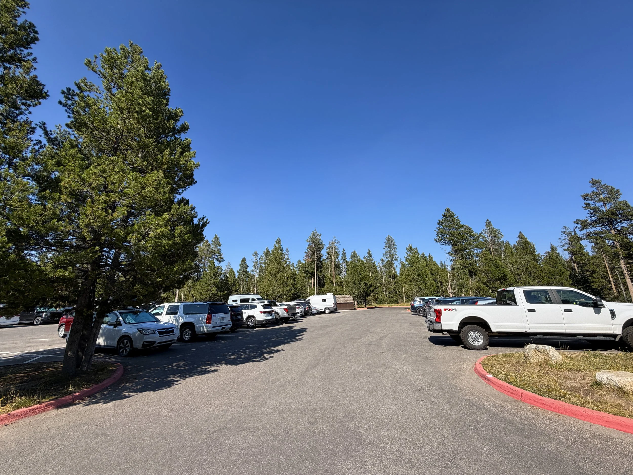 String Lake Loop Trailhead Parking Grand Teton National Park Wyoming