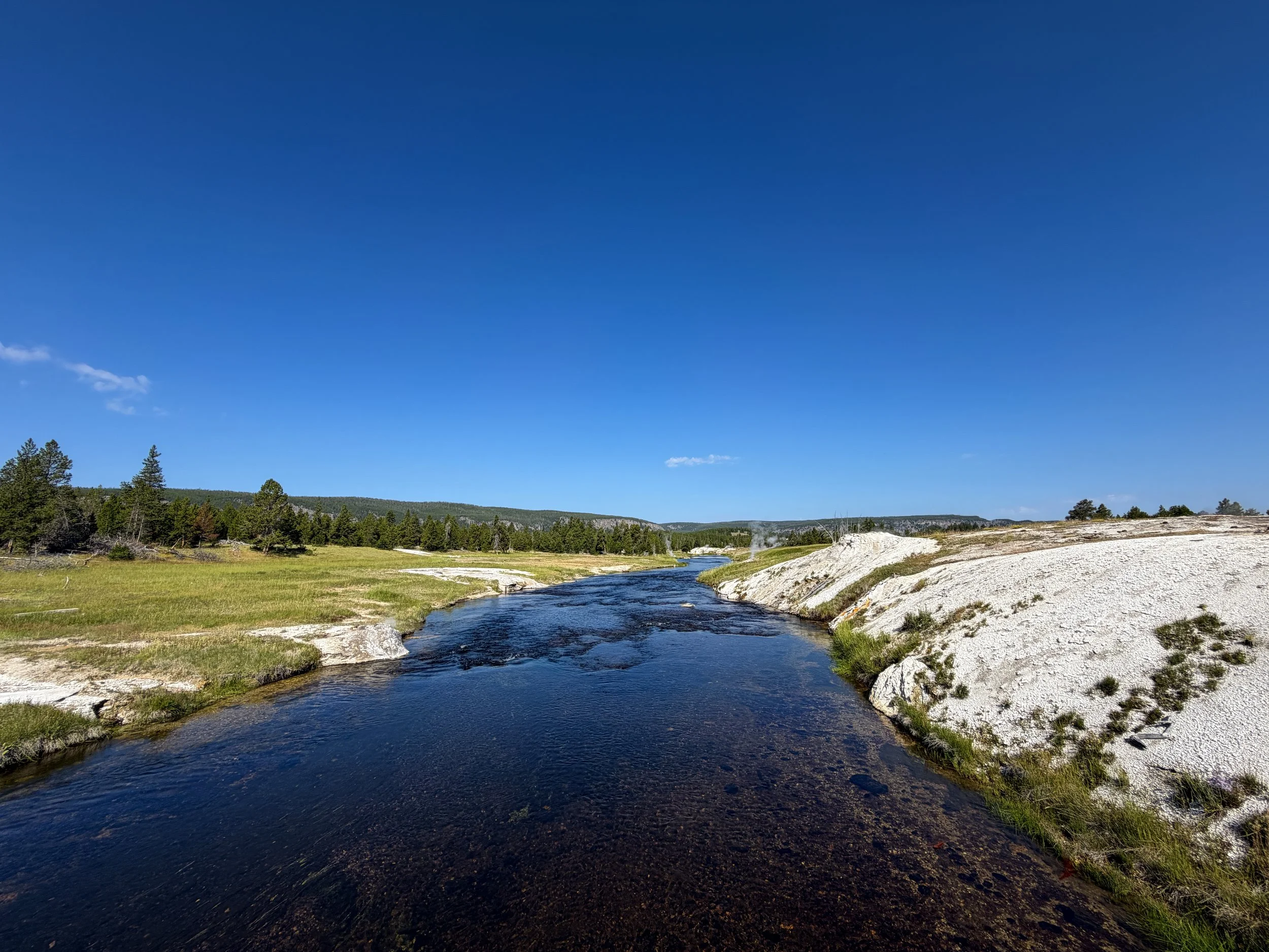 Upper Geyser Basin Trail Yellowstone National Park Wyoming