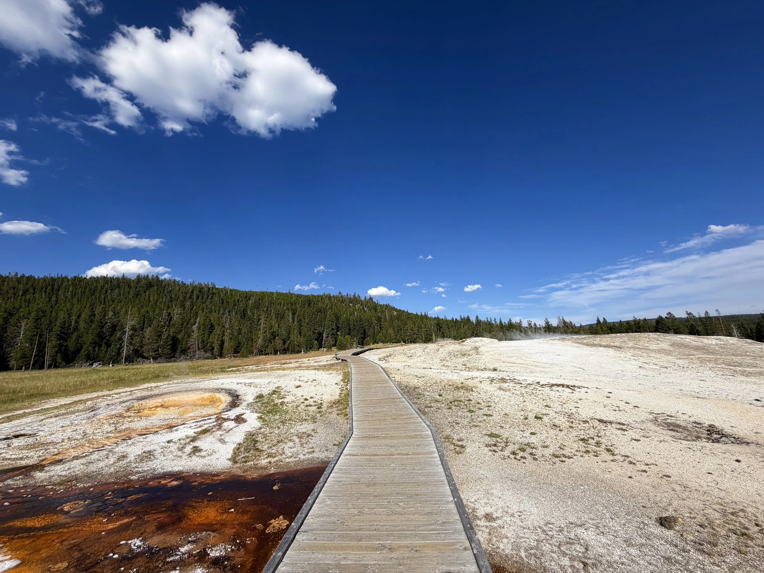 Upper Geyser Hill Loop Trail Yellowstone National Park Wyoming