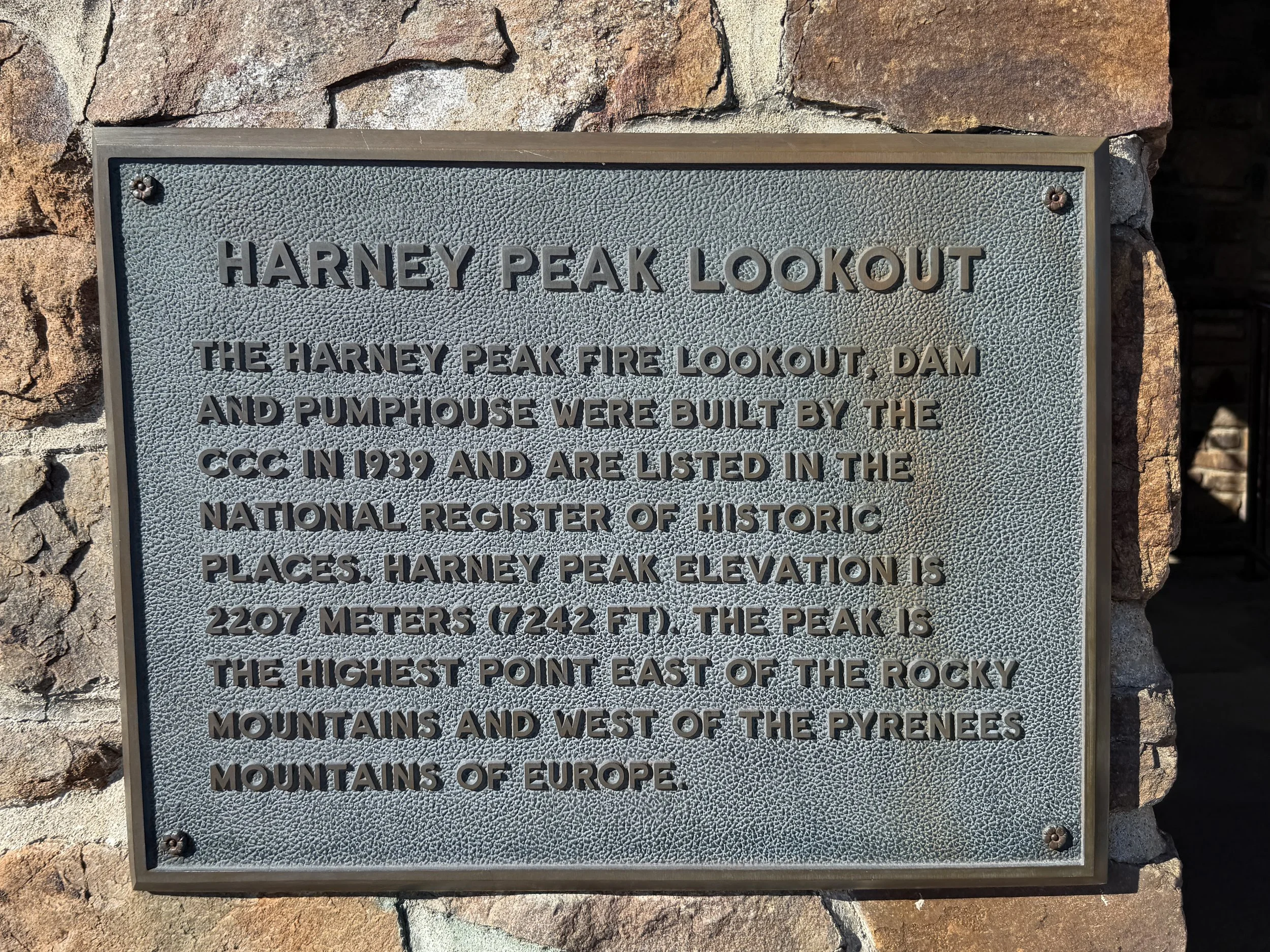 Harney Peak Lookout Black Elk Peak Black Hills South Dakota