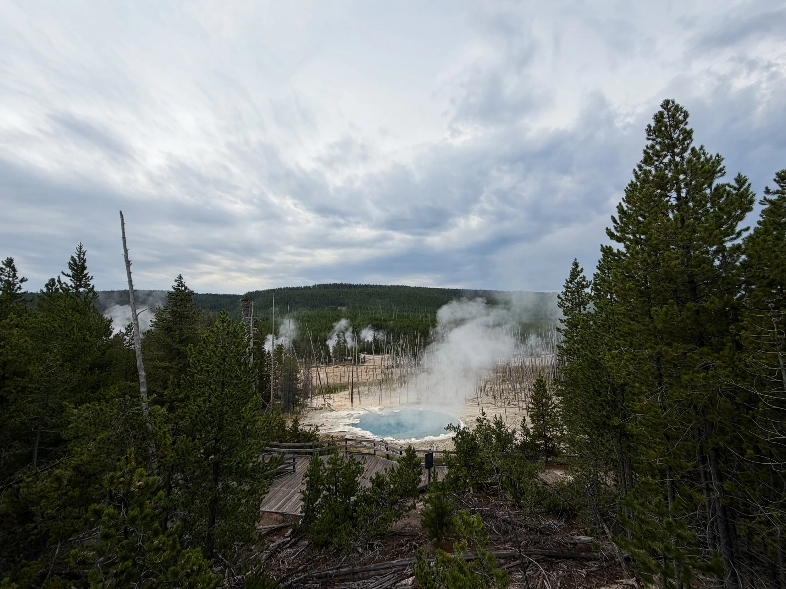 Cistern Spring Norris Geyser Basin Trail Yellowstone National Park Wyoming