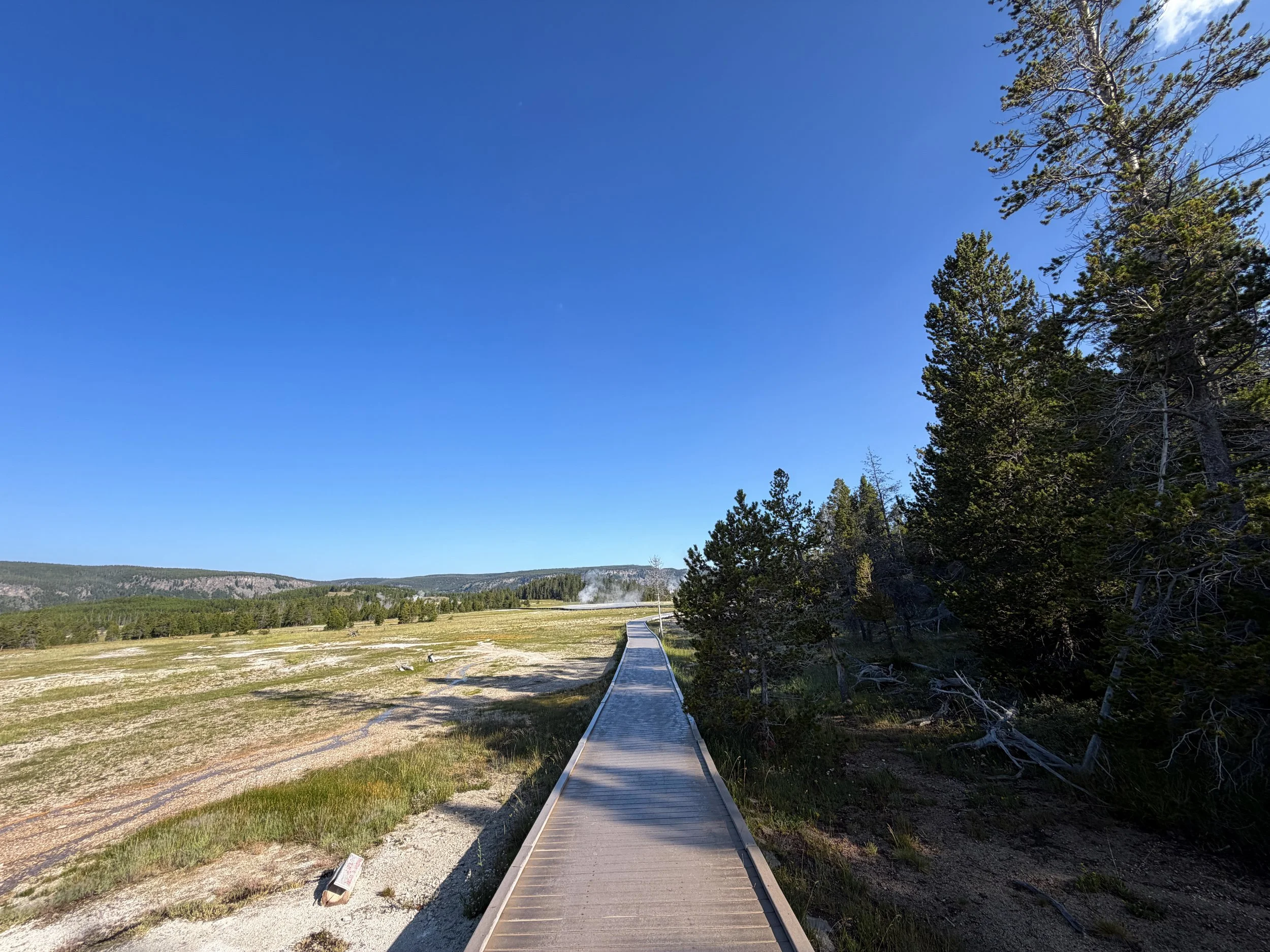 Upper Geyser Basin Loop Trail Yellowstone National Park Wyoming