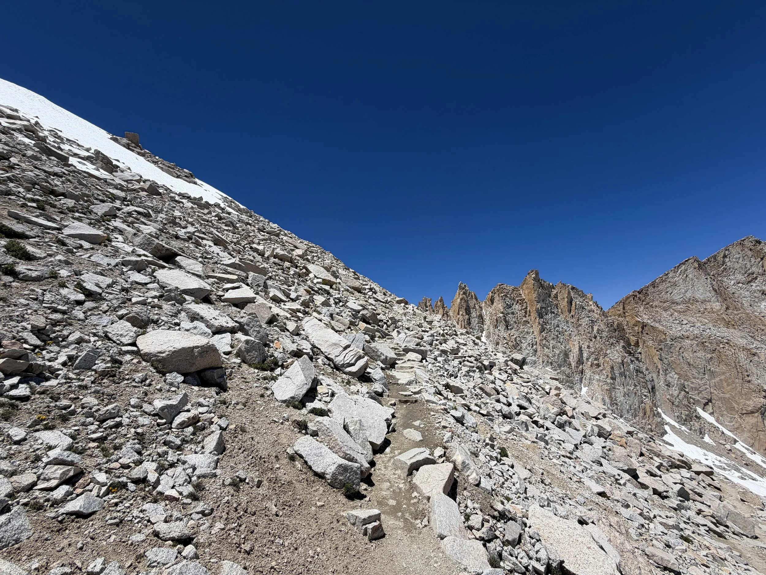 Mount Whitney Trail Switchbacks Lone Pine California