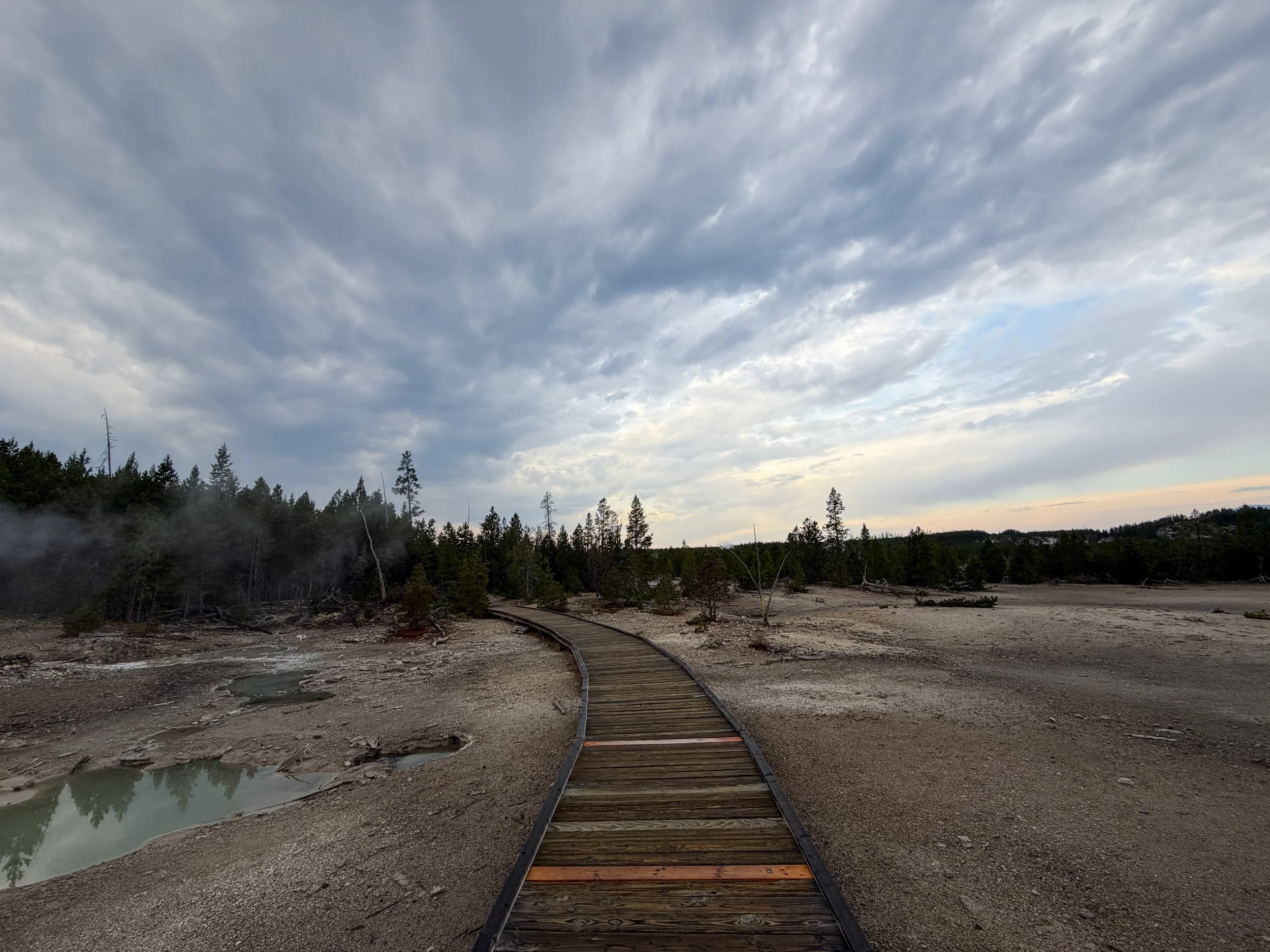 Norris Geyser Basin Hike Yellowstone National Park Wyoming