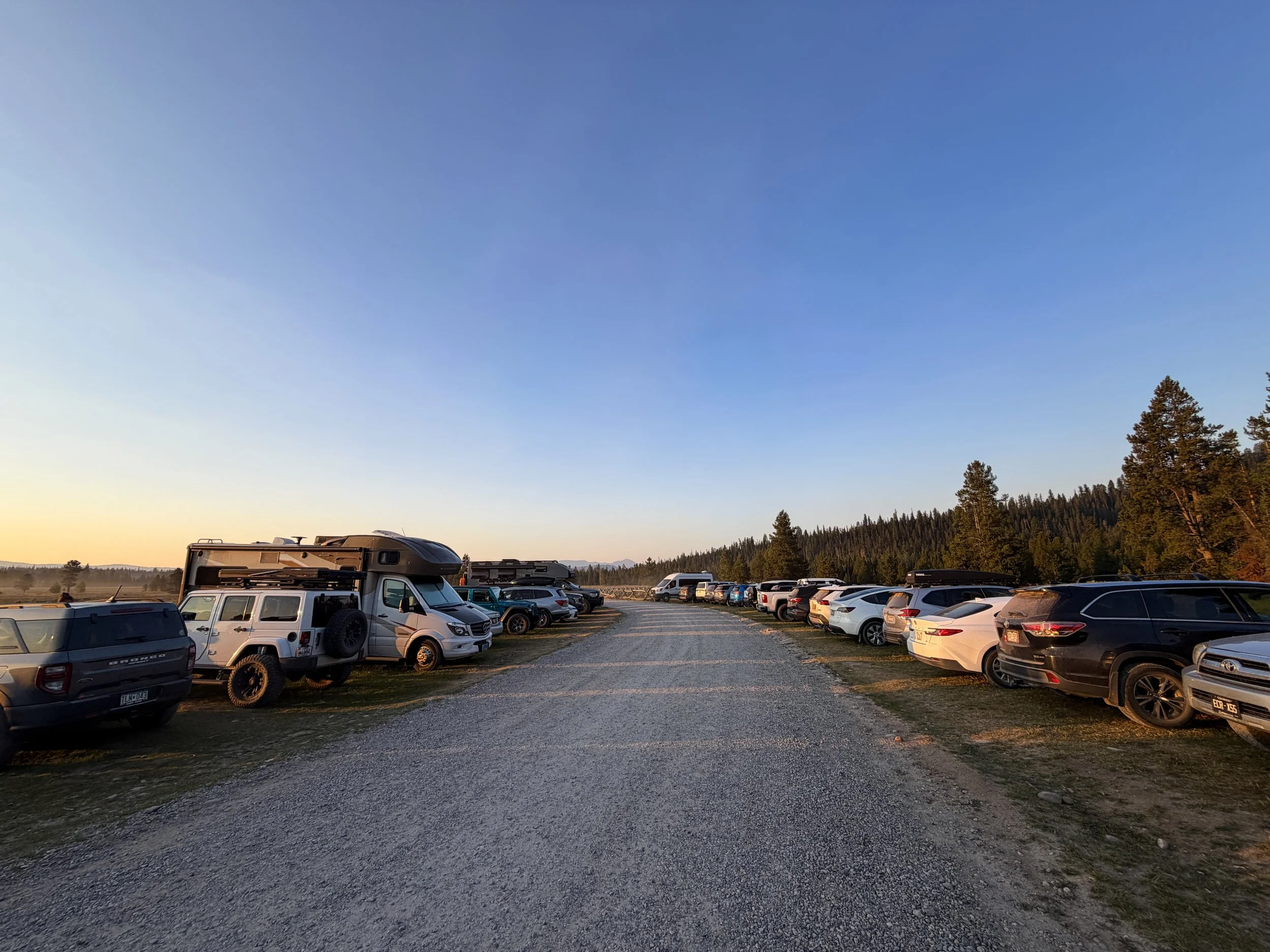 Delta Lake Trailhead Parking Grand Teton National Park Wyoming