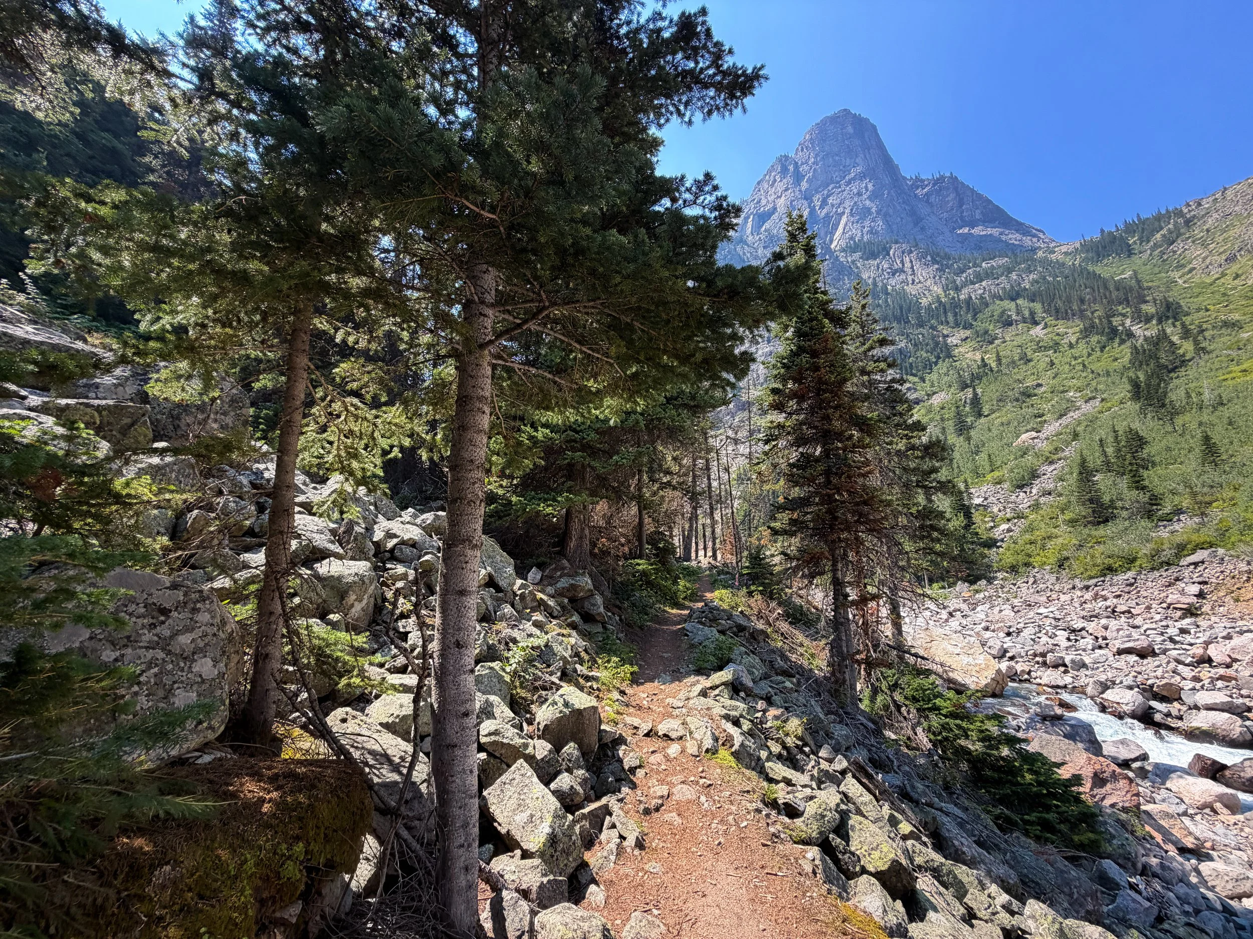 East Rosebud Trail Beaten Path Beartooth Mountains Montana