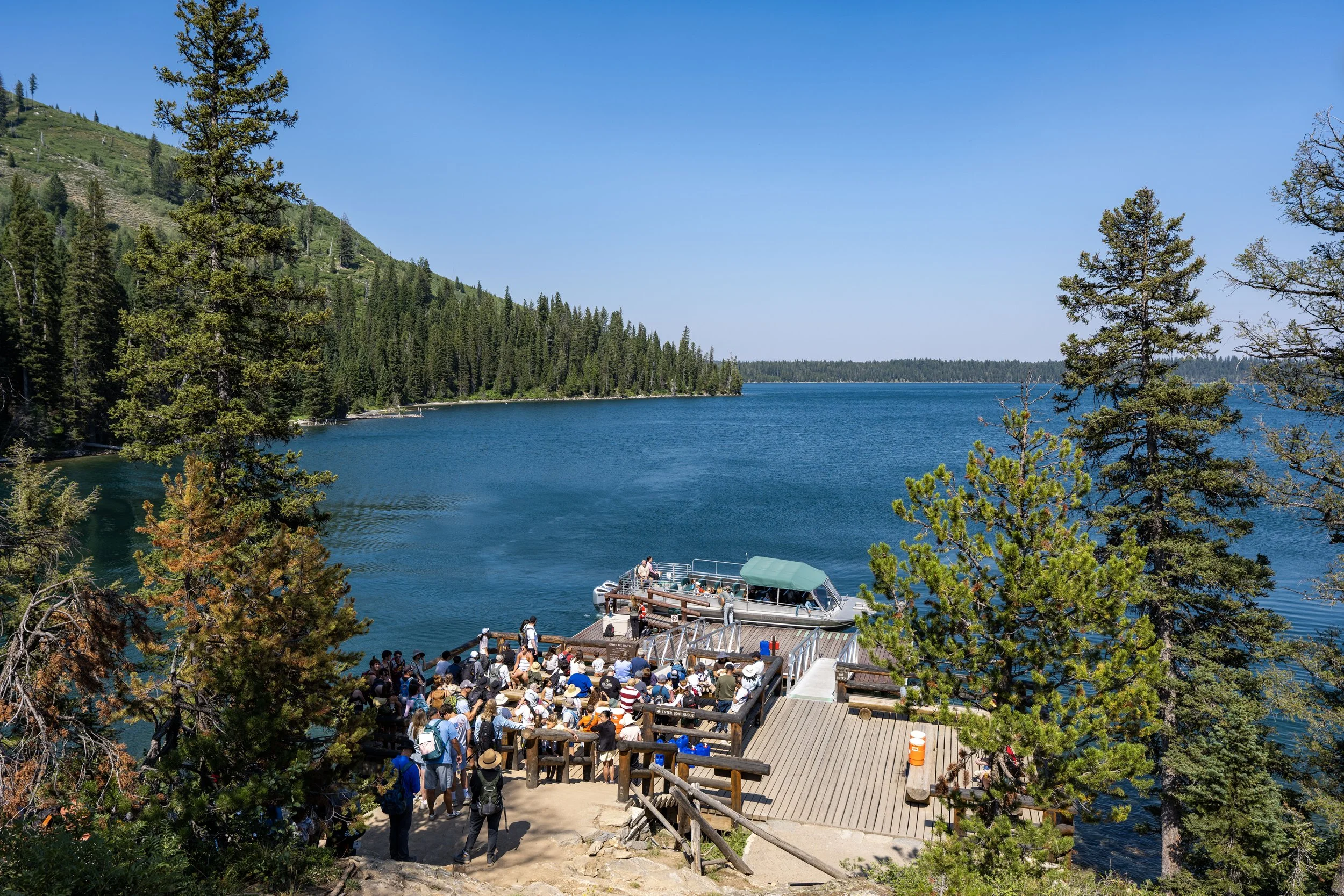 Jenny Lake Boat Shuttle Grand Teton National Park Wyoming