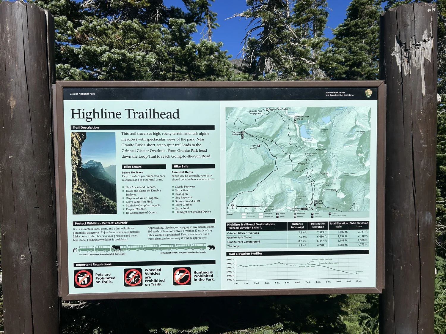 Hiking the Highline Trail (The Loop) in Glacier National Park — noahawaii
