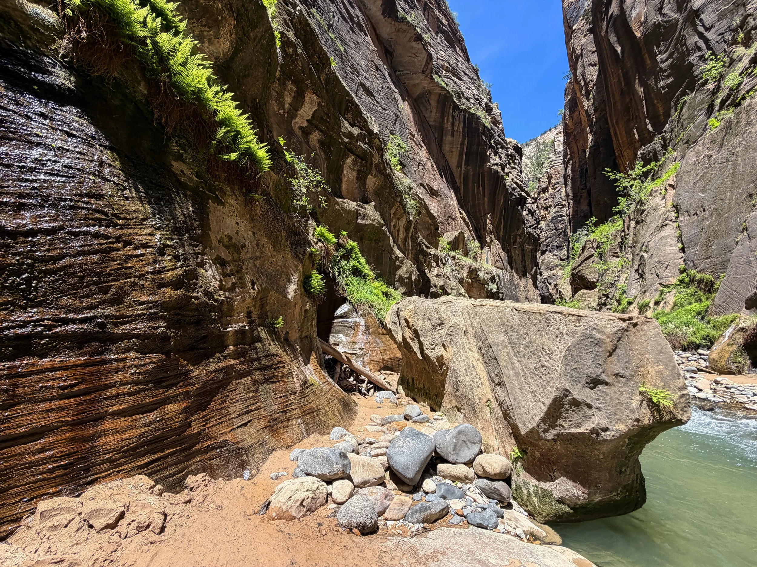 Boulder Pair Narrows Zion National Park Utah