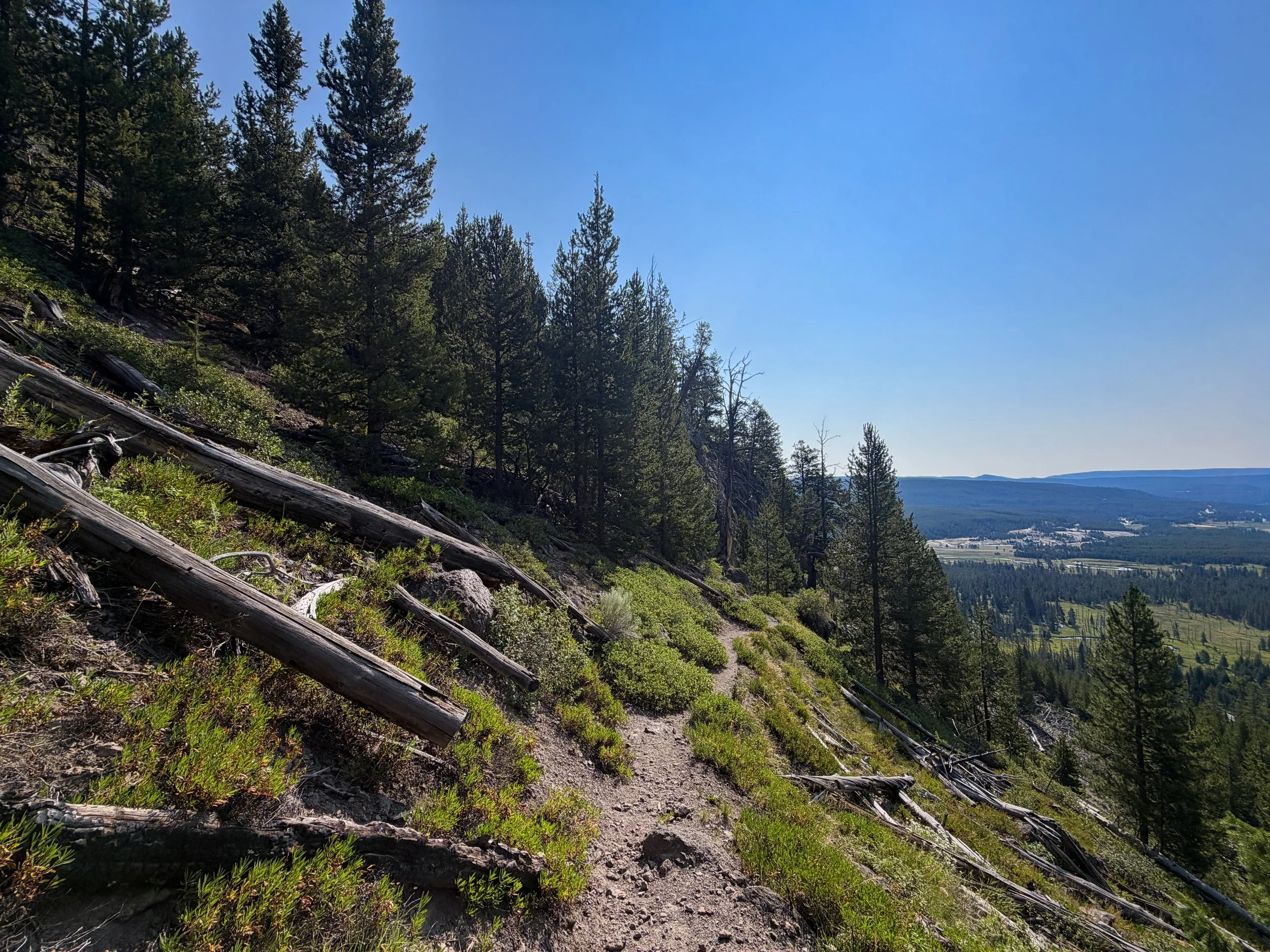 Mystic Falls Loop Trail Yellowstone National Park Wyoming
