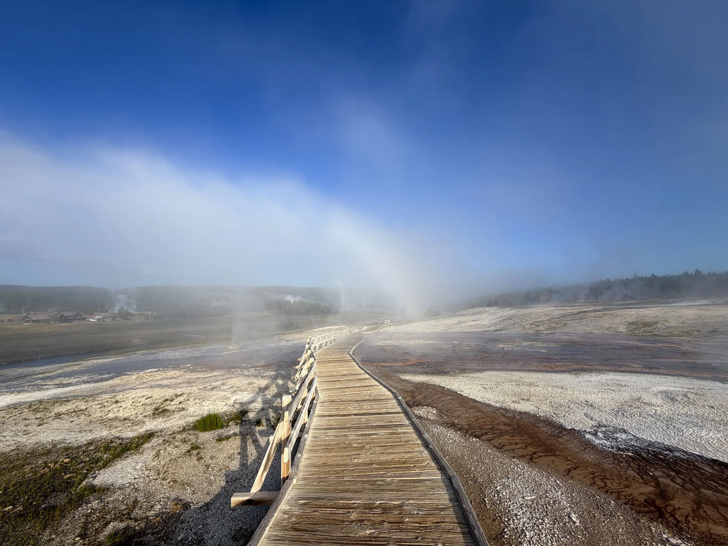 Upper Geyser Hill Trail Yellowstone National Park Wyoming