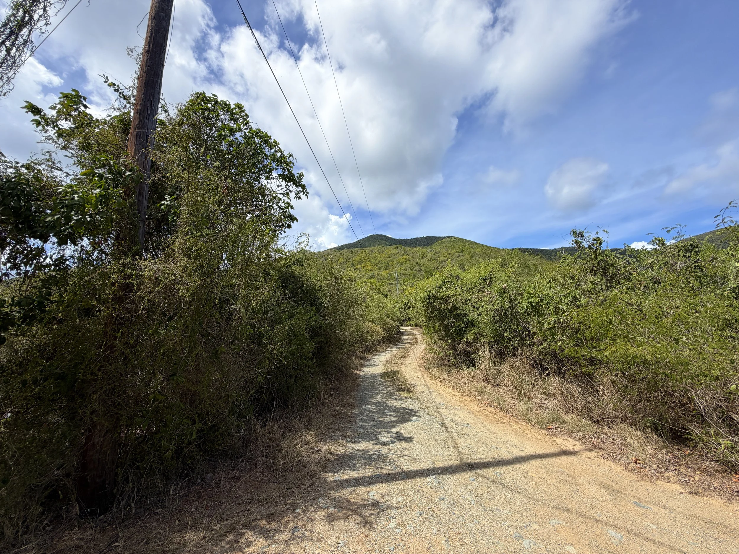 Yawzi Point Trailhead Parking Virgin Islands National Park
