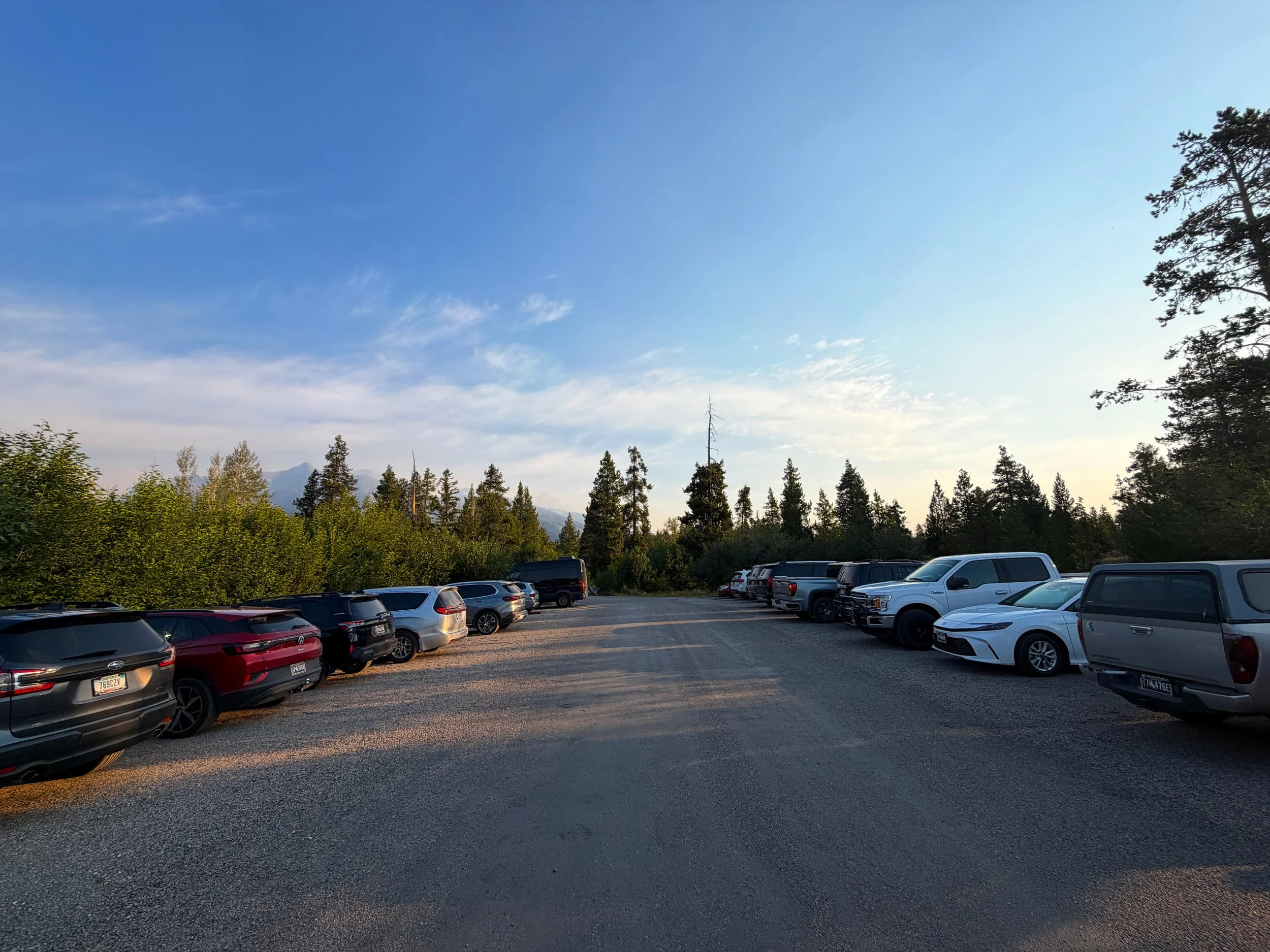 Boulder Ridge Trailhead Parking Grand Teton National Park Wyoming