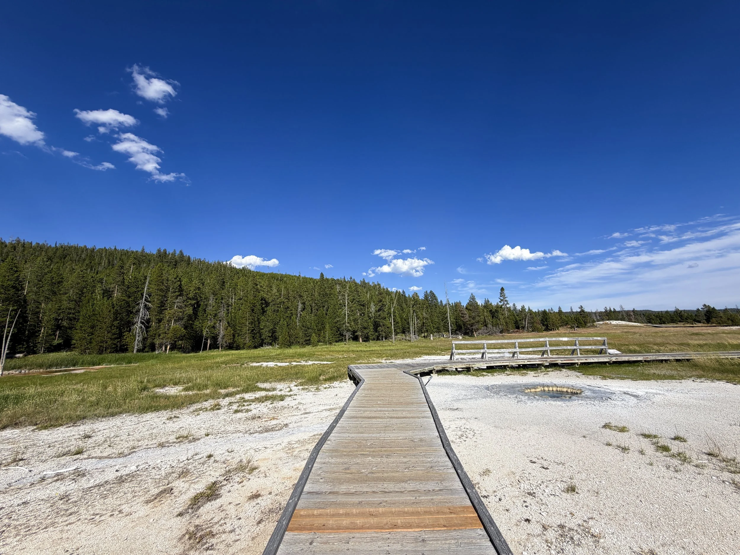 Upper Geyser Hill Loop Trail Yellowstone National Park Wyoming