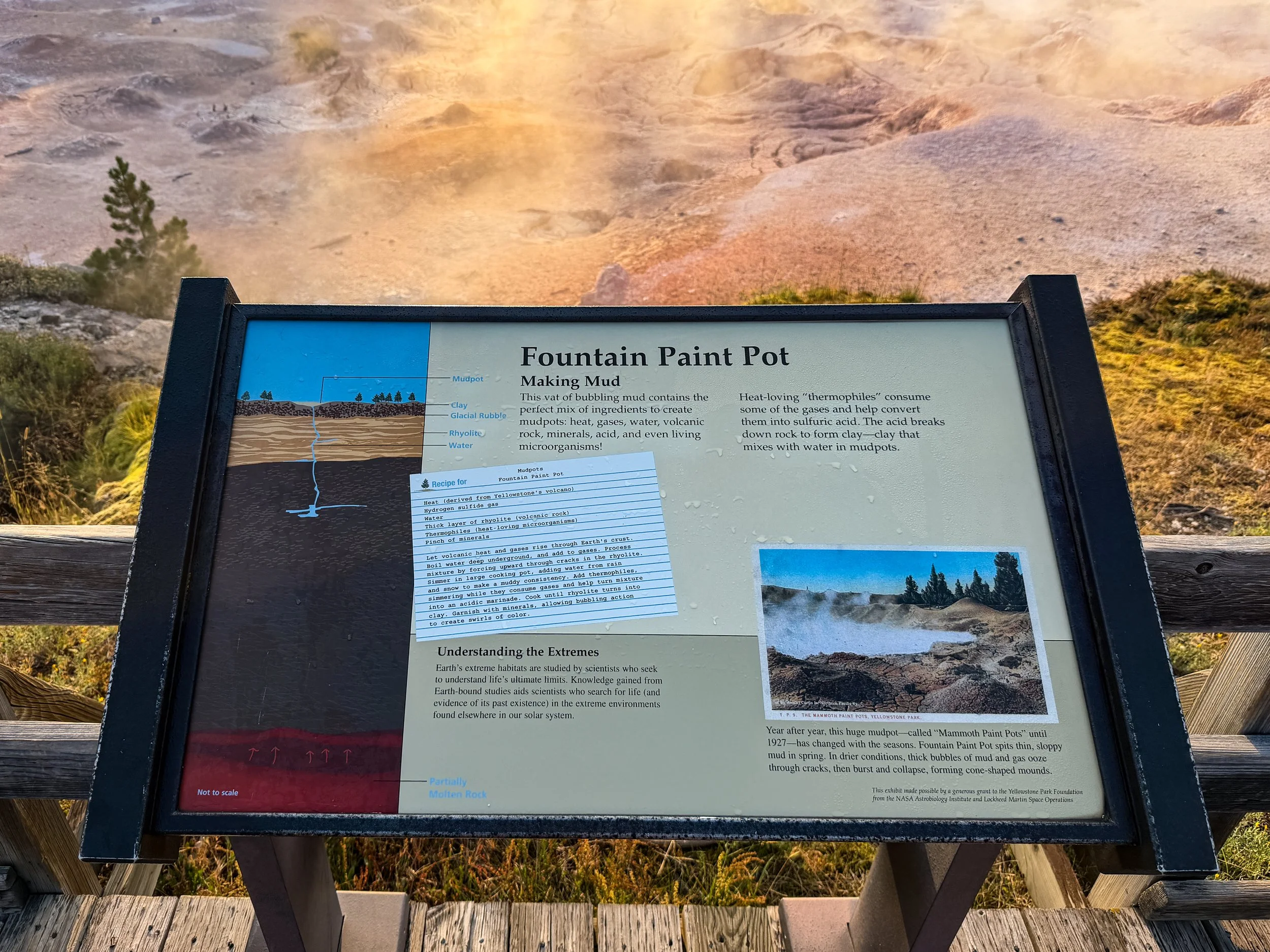 Fountain Paint Pots Trail Yellowstone National Park Wyoming