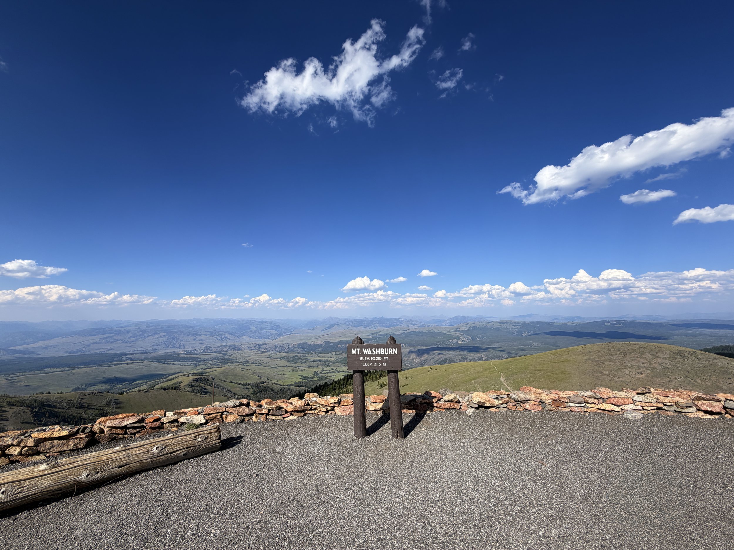 Mount Washburn Summit Yellowstone National Park Wyoming