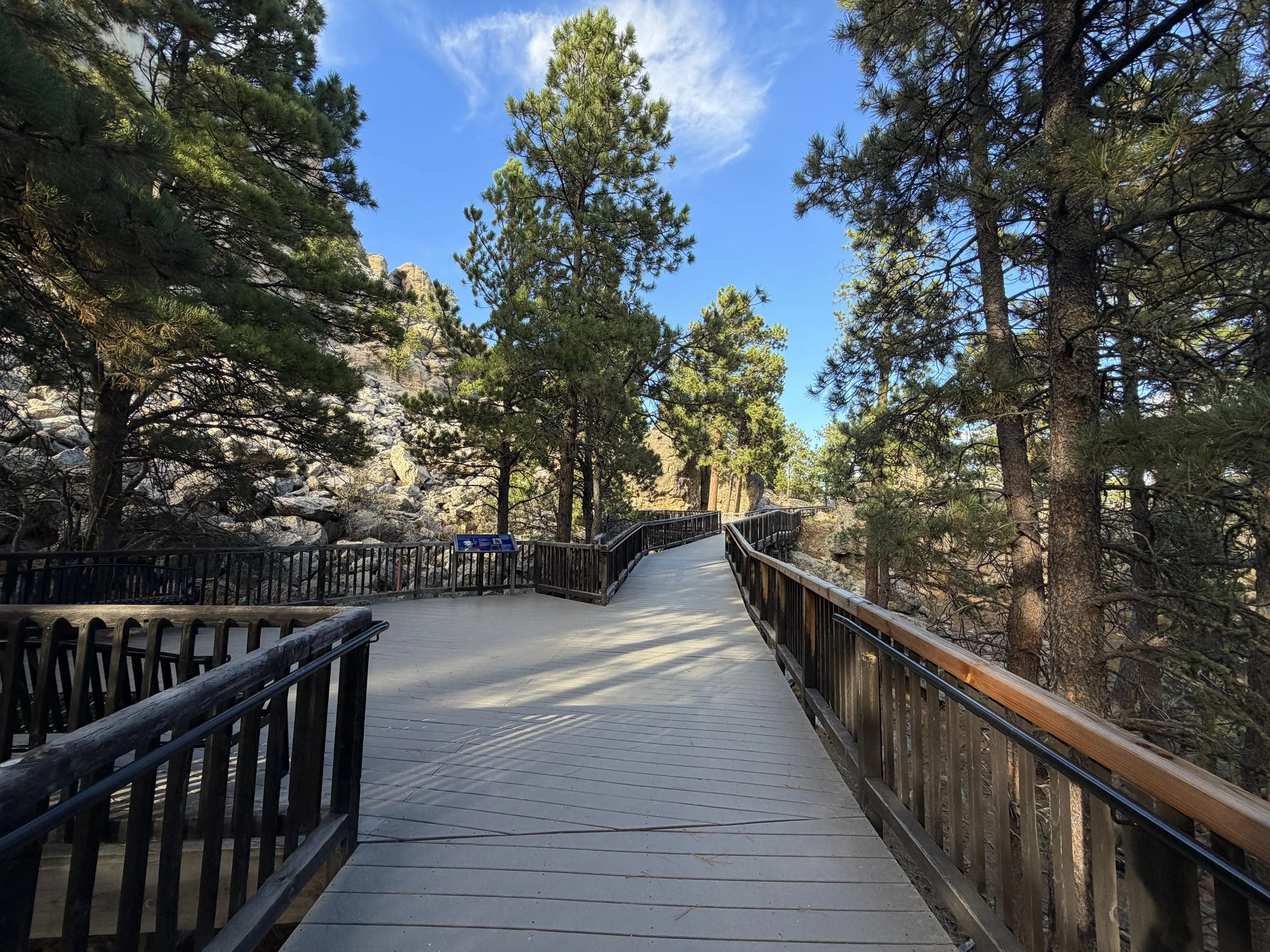 Presidential Trail Boardwalk Mount Rushmore National Memorial Black Hills South Dakota