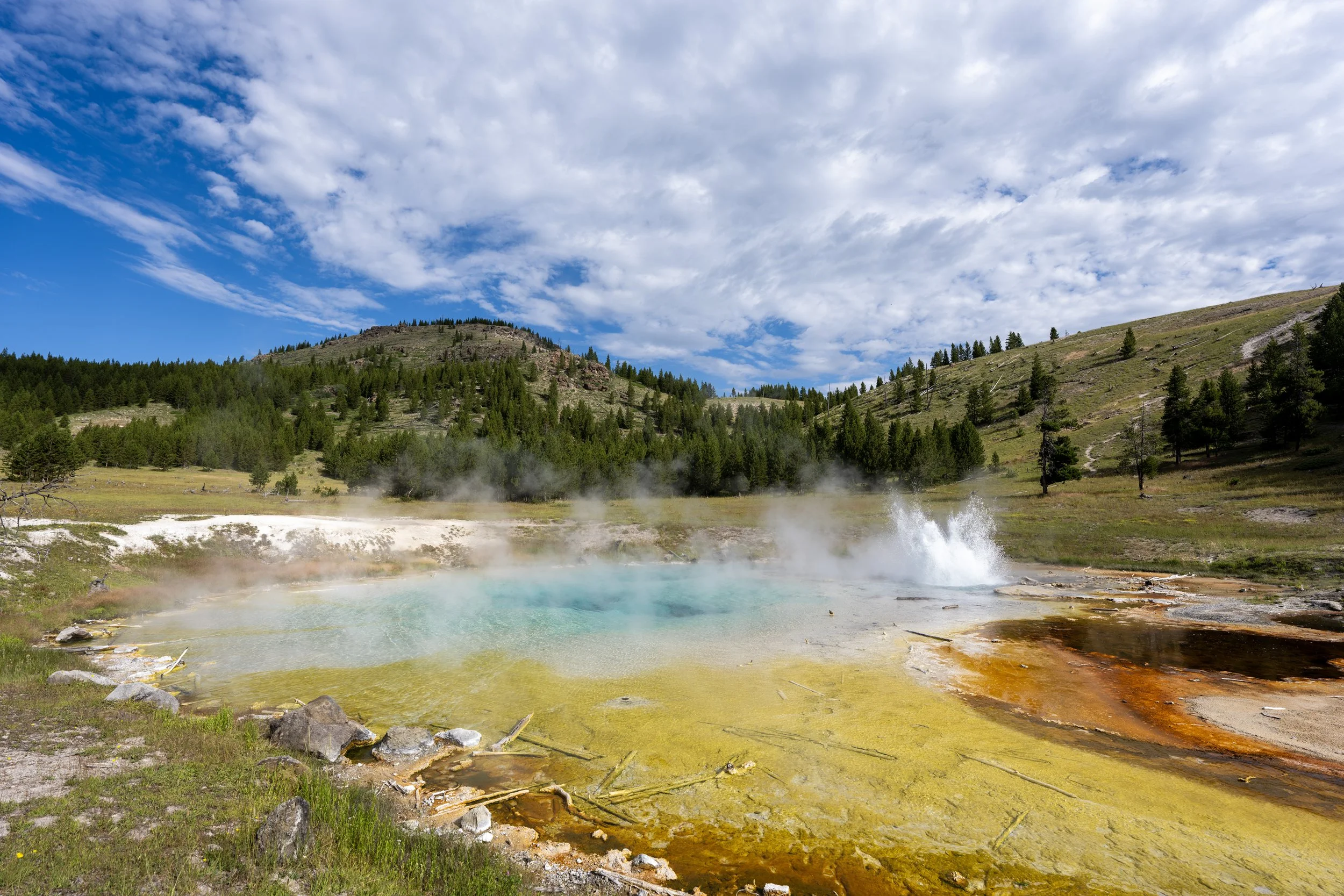 Imperial Geyser Yellowstone National Park Wyoming