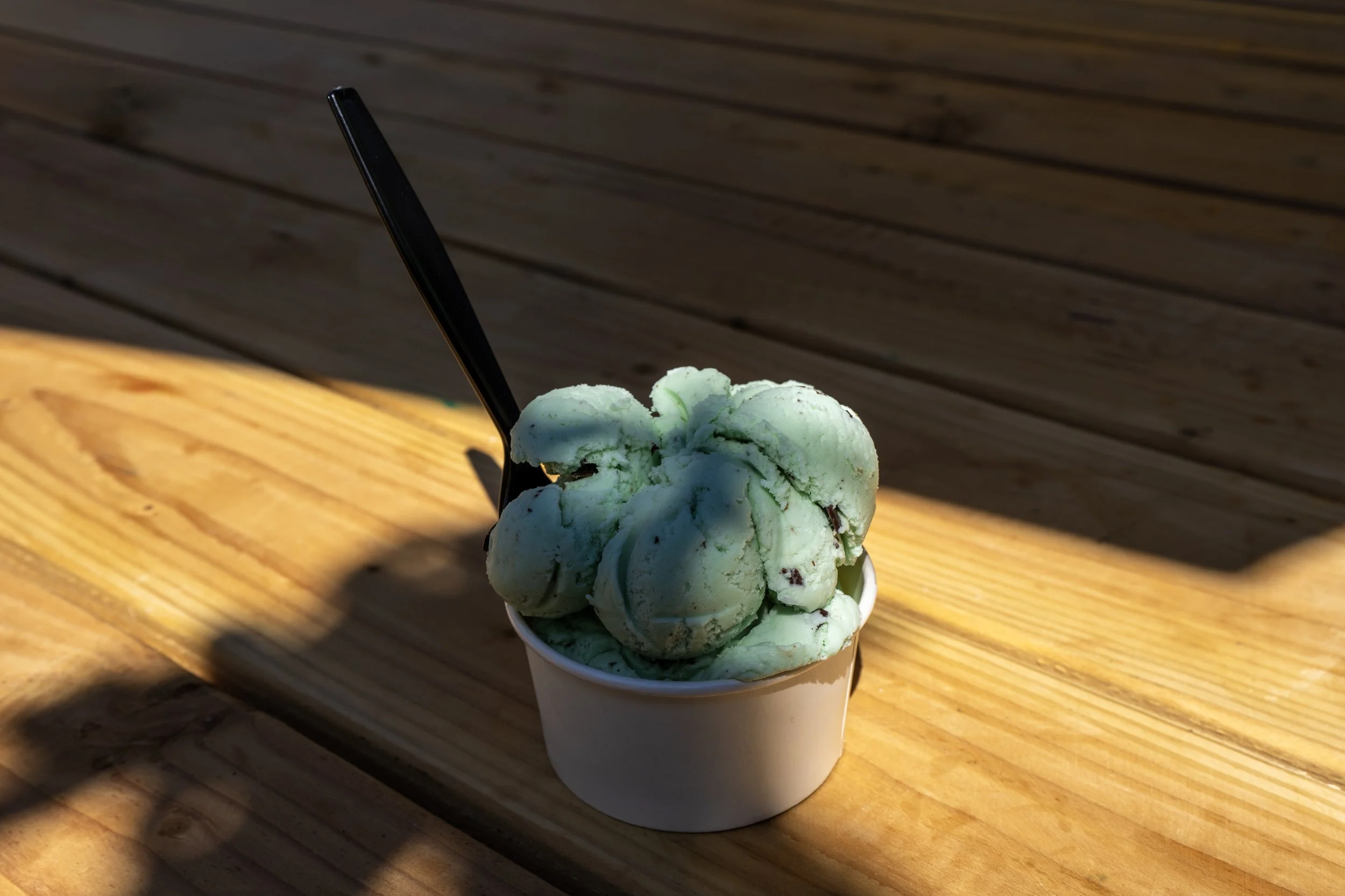 Log Cabin Ice Cream & Coffee Kings Beach Lake Tahoe California