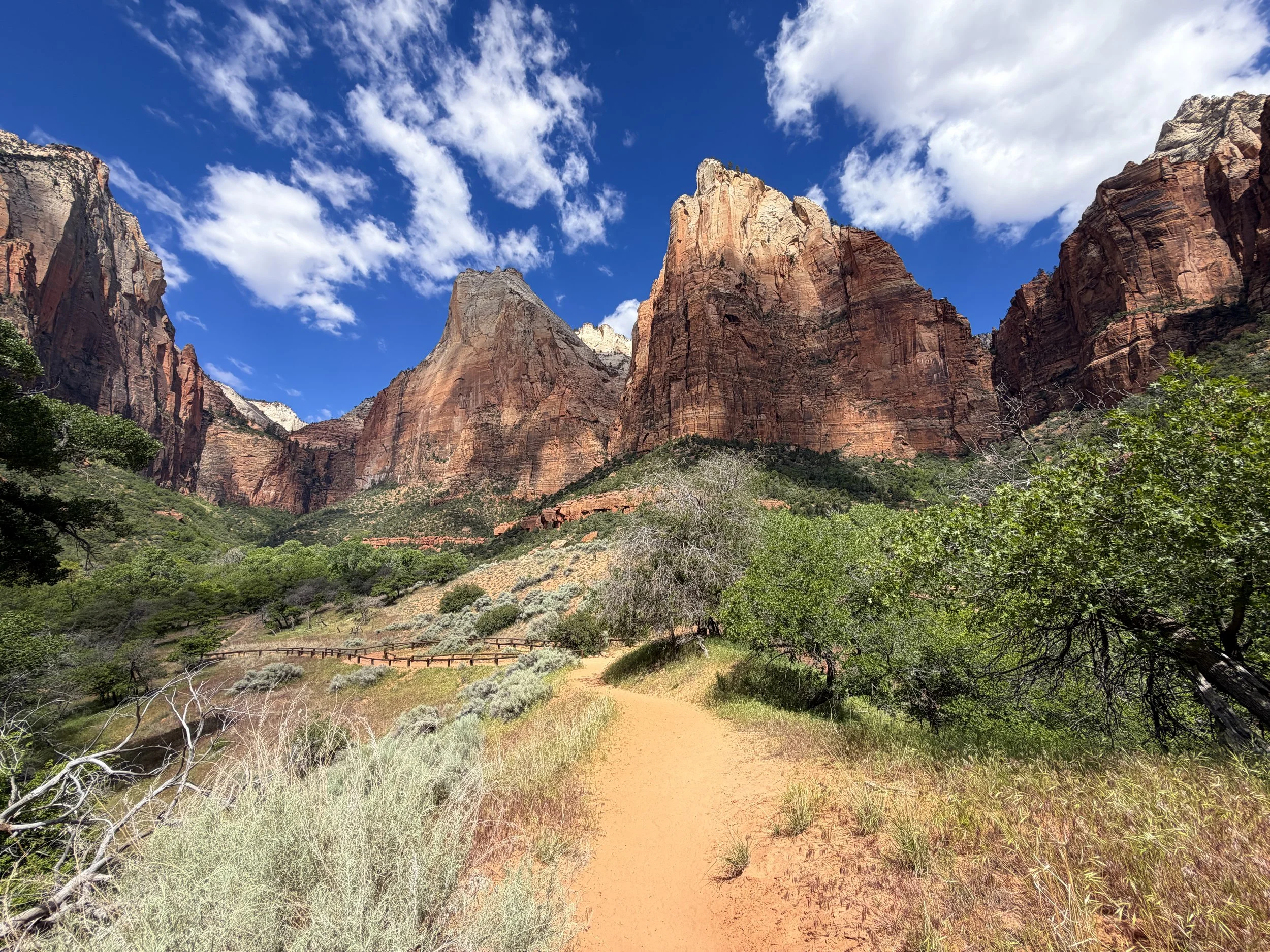 Sand Bench Trail Zion National Park Utah