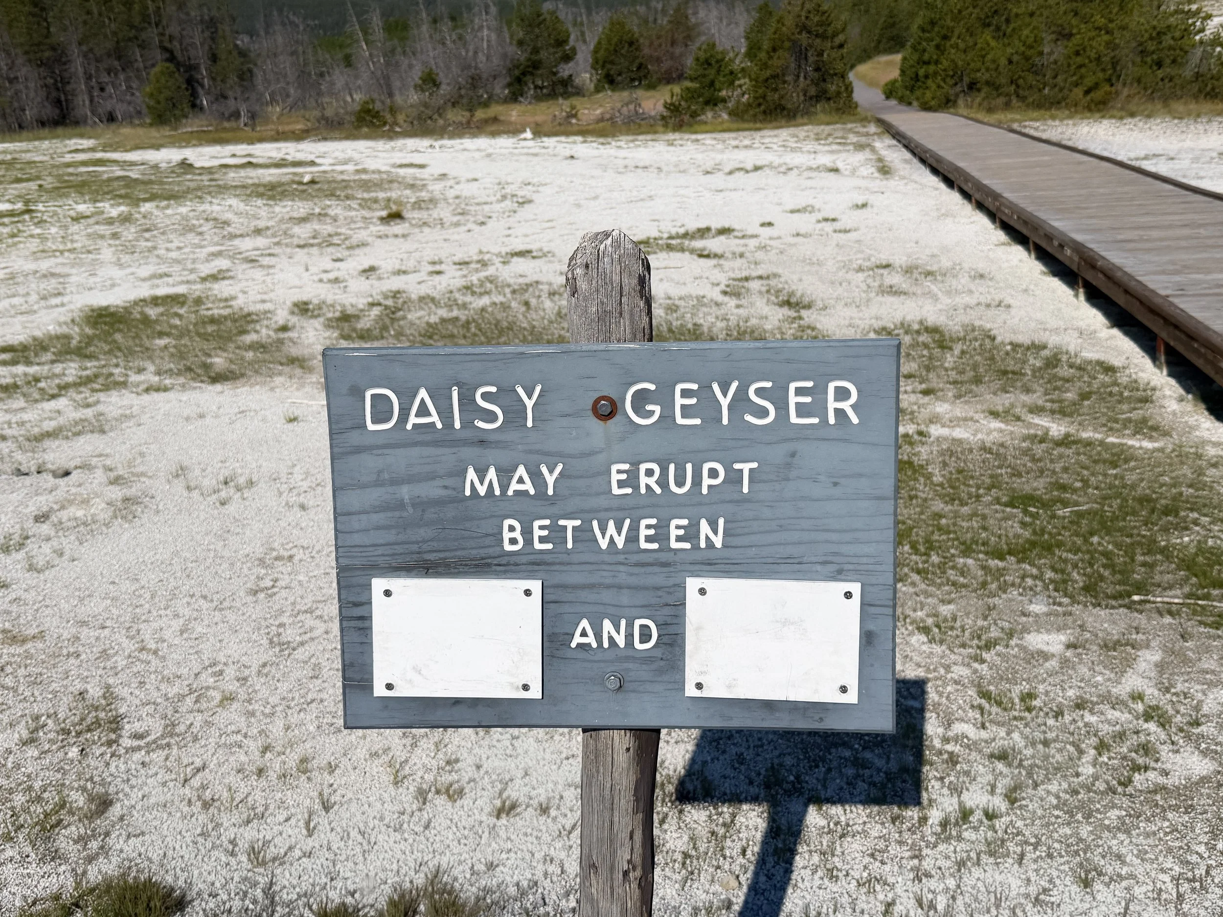 Daisy Geyser Yellowstone National Park Wyoming