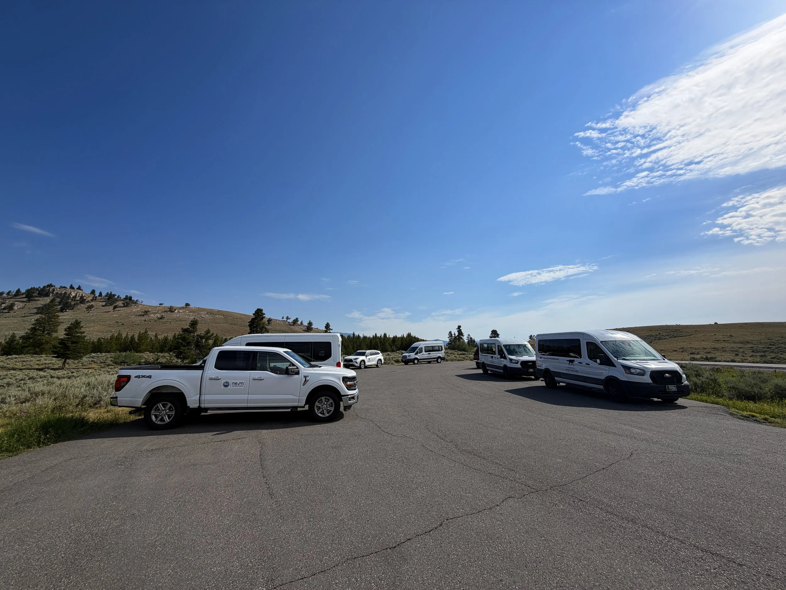 Forces of the Northern Range Trailhead Parking Yellowstone National Park Wyoming